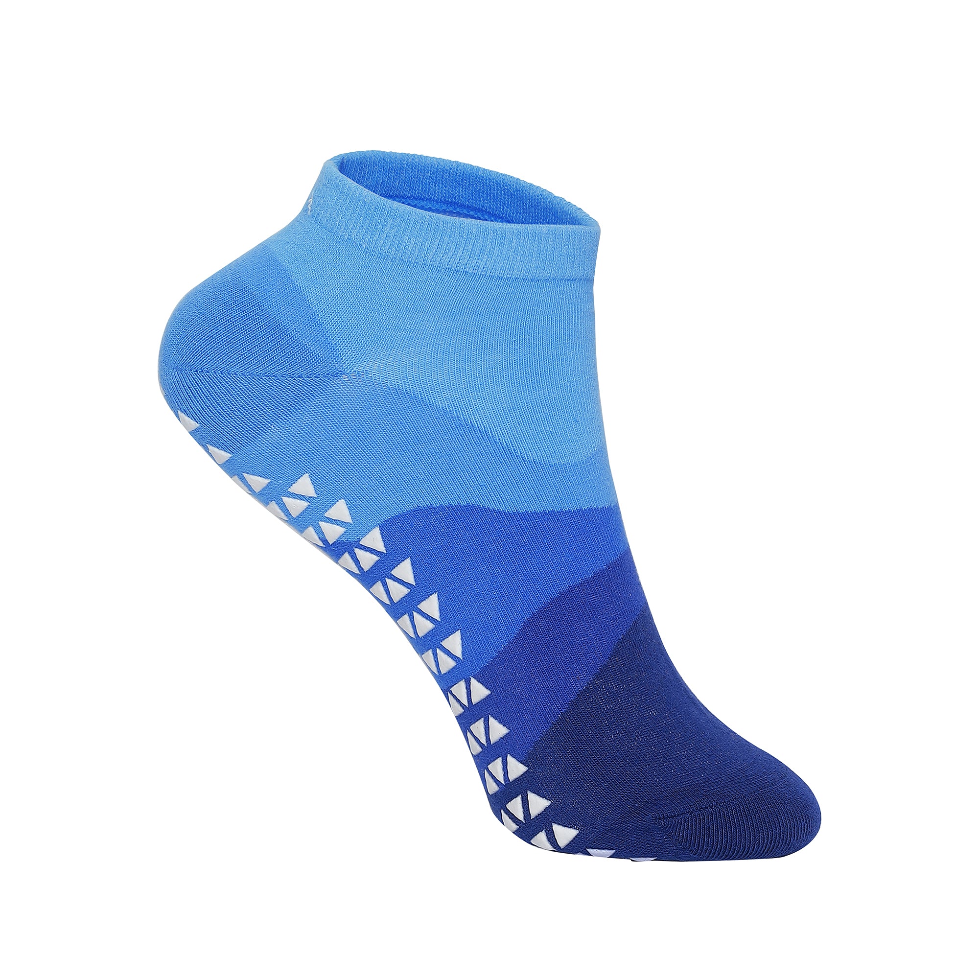 Yoga and Pilates Non-Slip Socks for Women - Blue Wave
