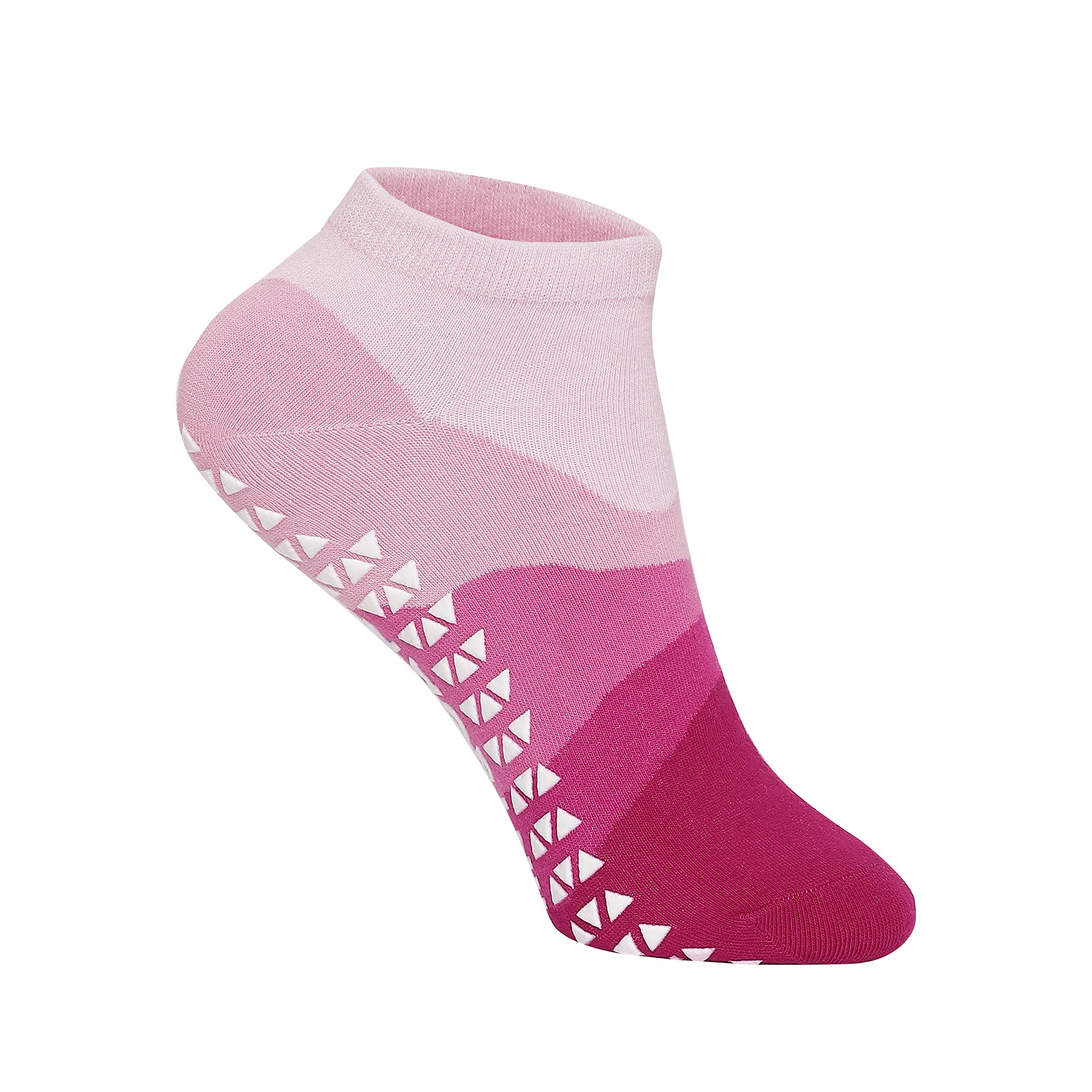 Yoga and Pilates Non-Slip Socks for Women - Pink Wave