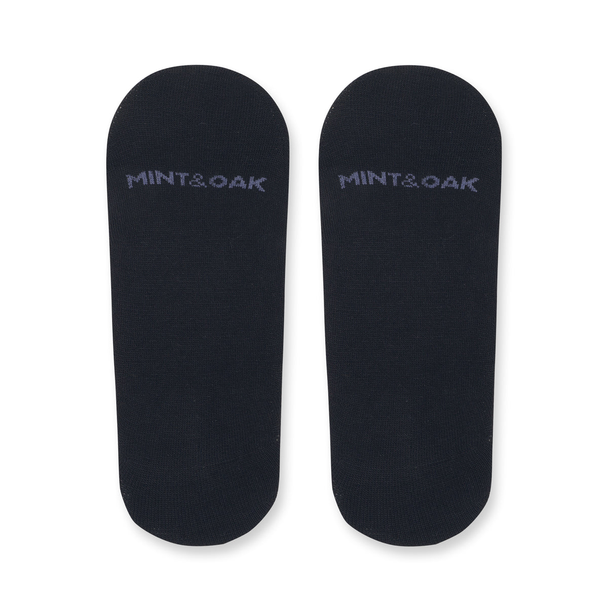 Navy Blue No Show Socks For Men Mint & Oak