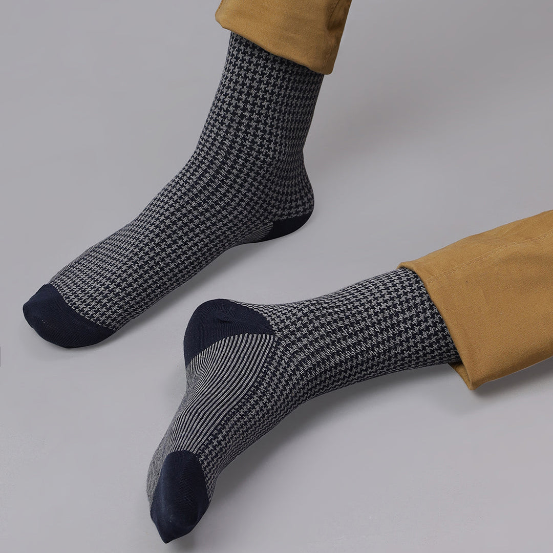 Houndstooth Men's Crew Socks