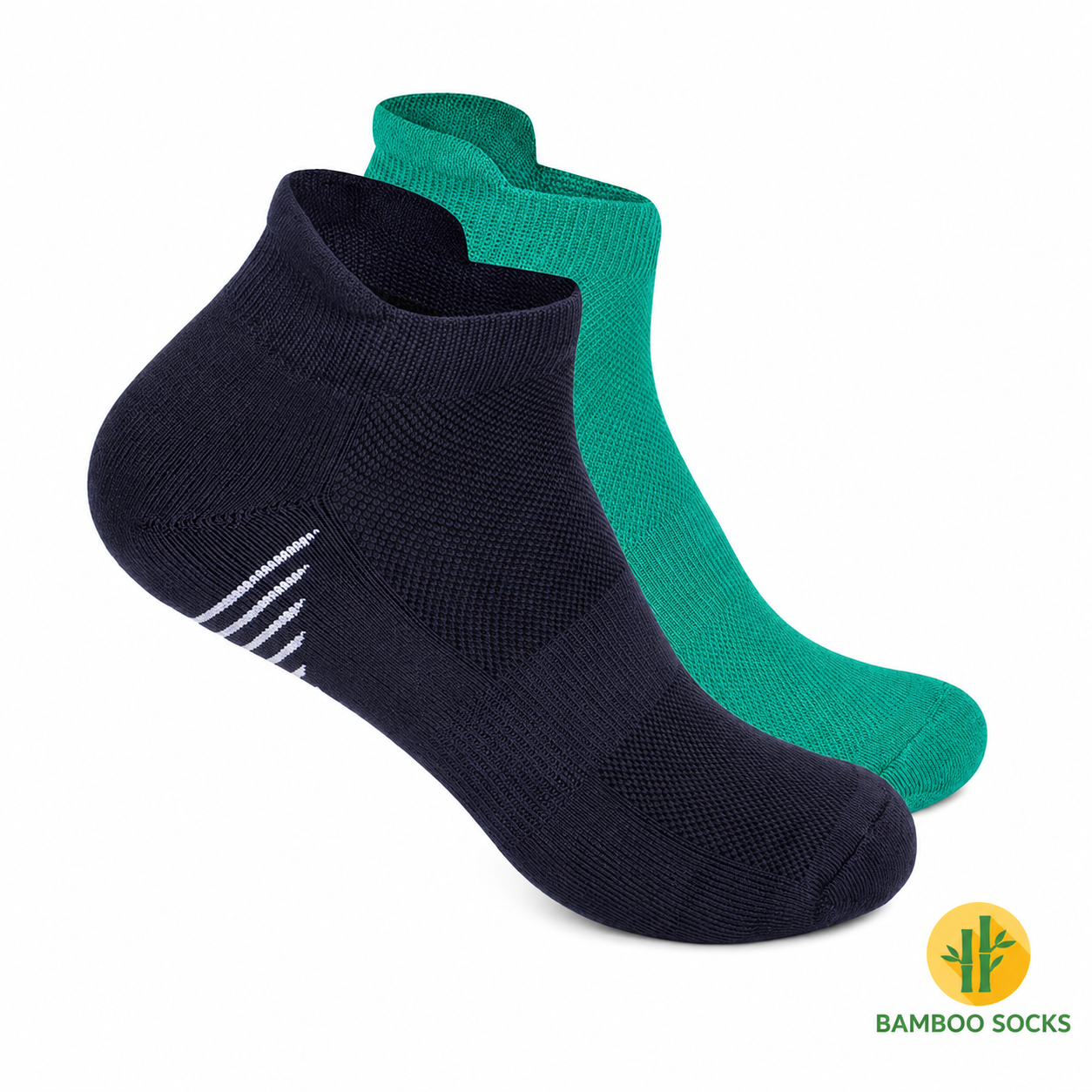 The Gym Edit Set Of 2 Bamboo Socks For Men