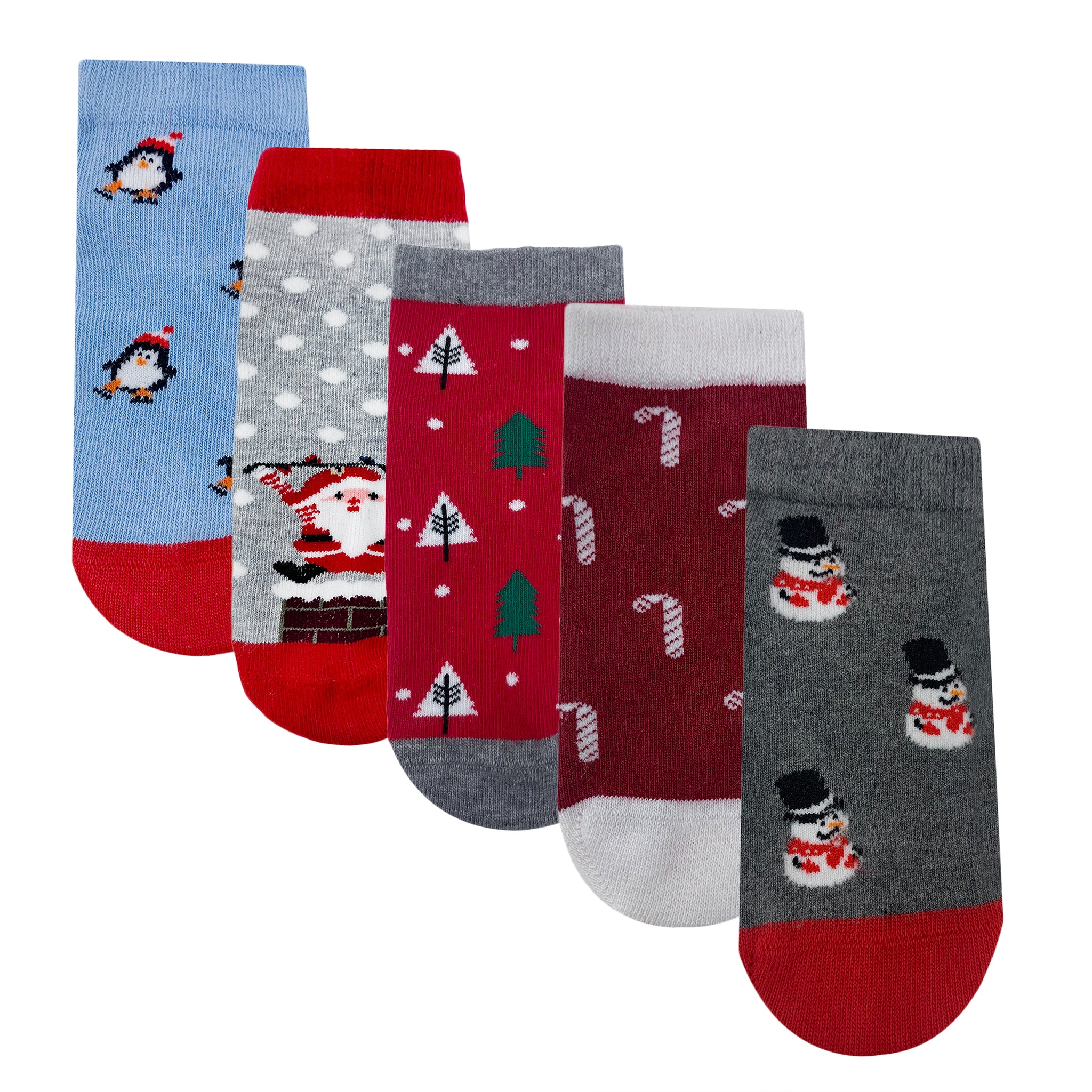 Cheerful Christmas Socks For Kids