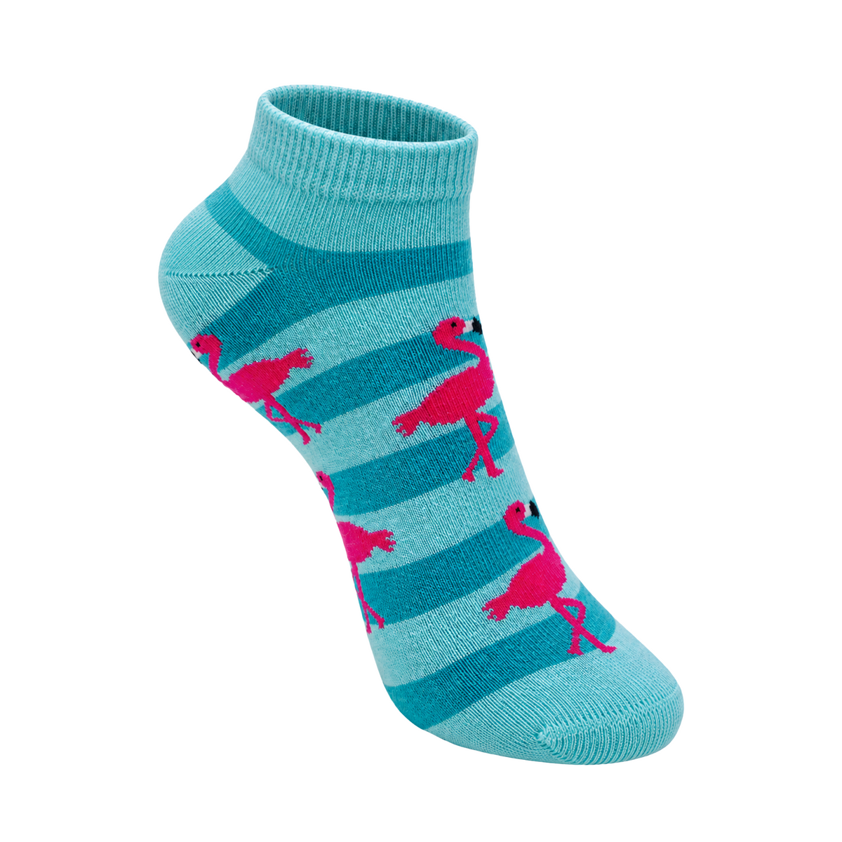 Flamingo Flair Ankle Socks for Women