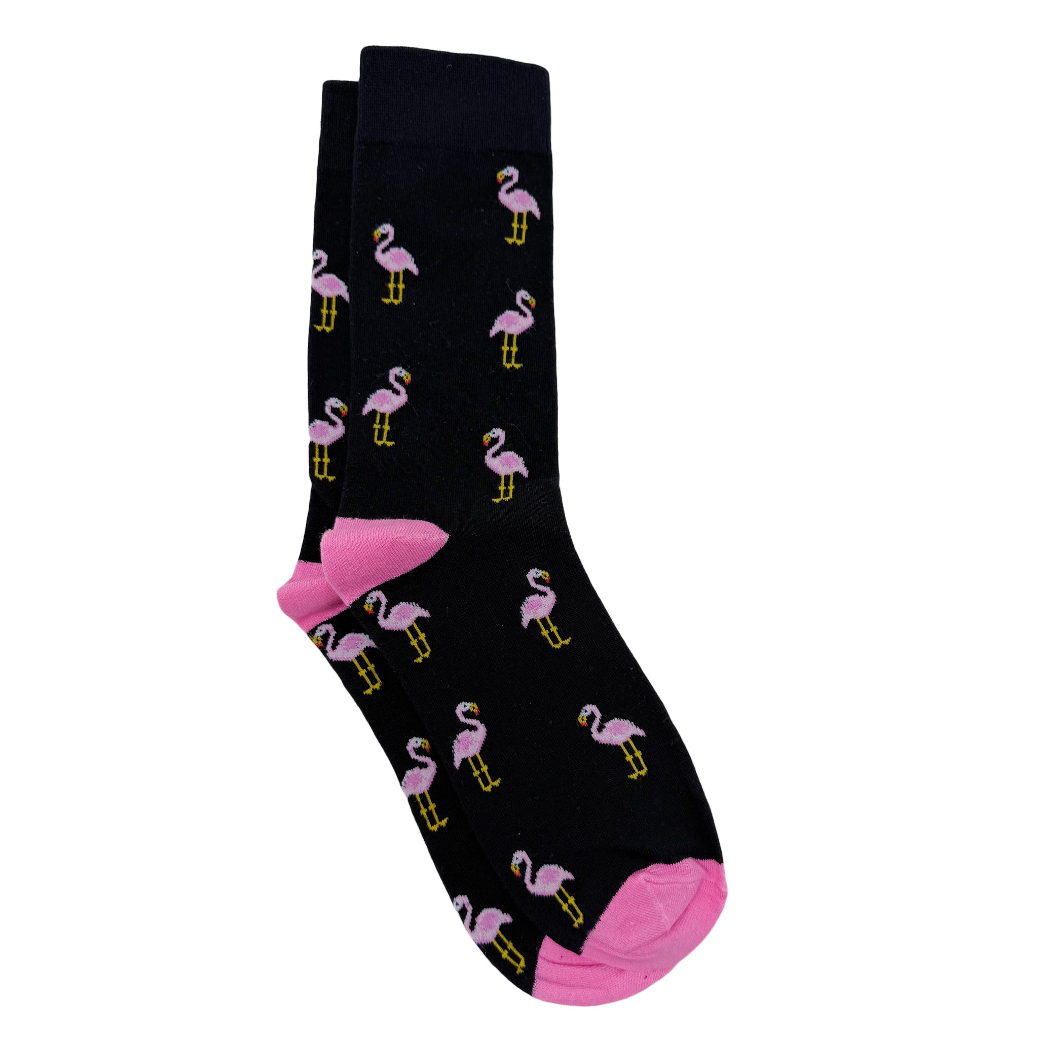 Stand Tall Flamingo Men's Crew Socks