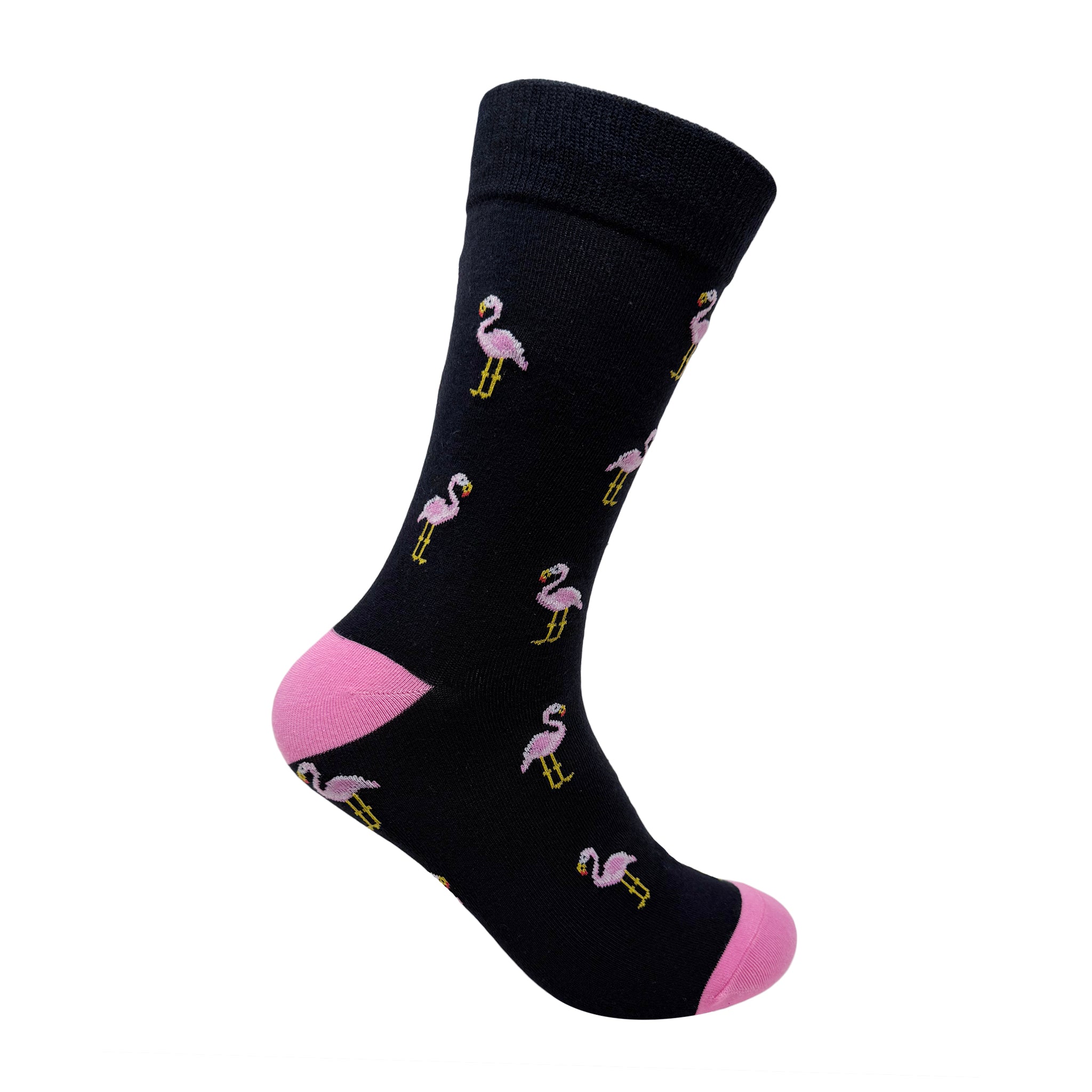 Stand Tall Flamingo Men's Crew Socks