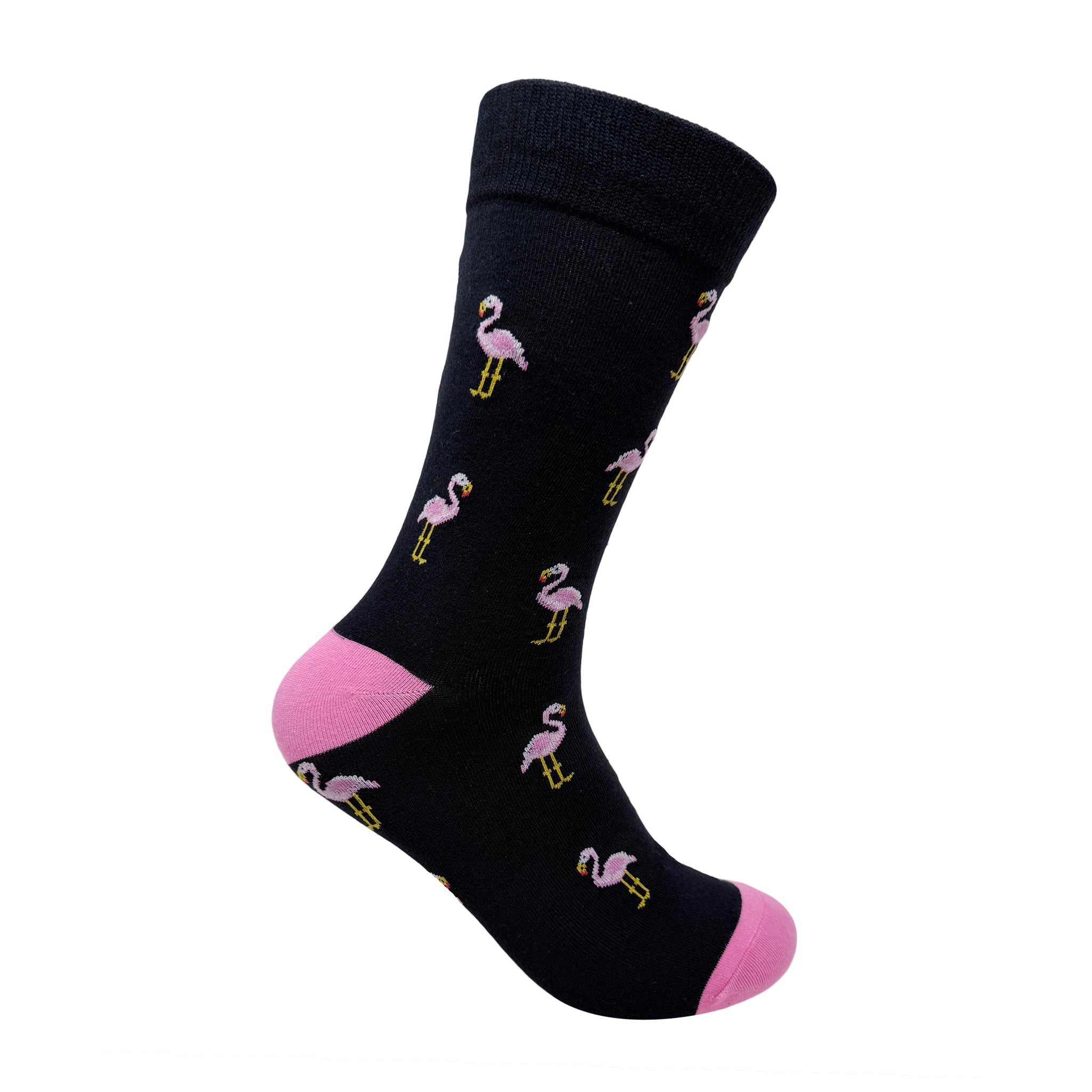 Stand Tall Flamingo Men's Crew Socks