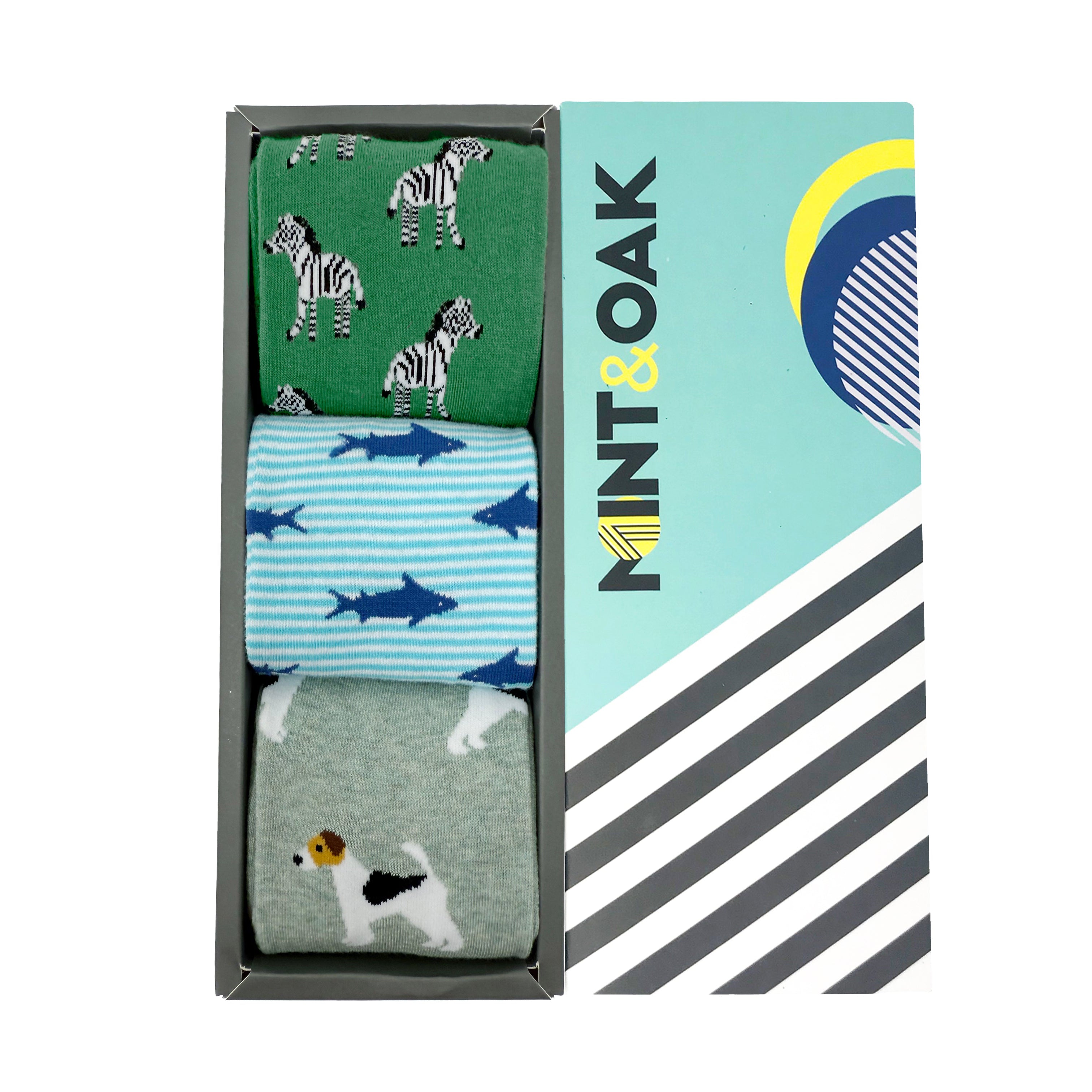 The Cozy Three Set-of-3 Crew Socks for Men