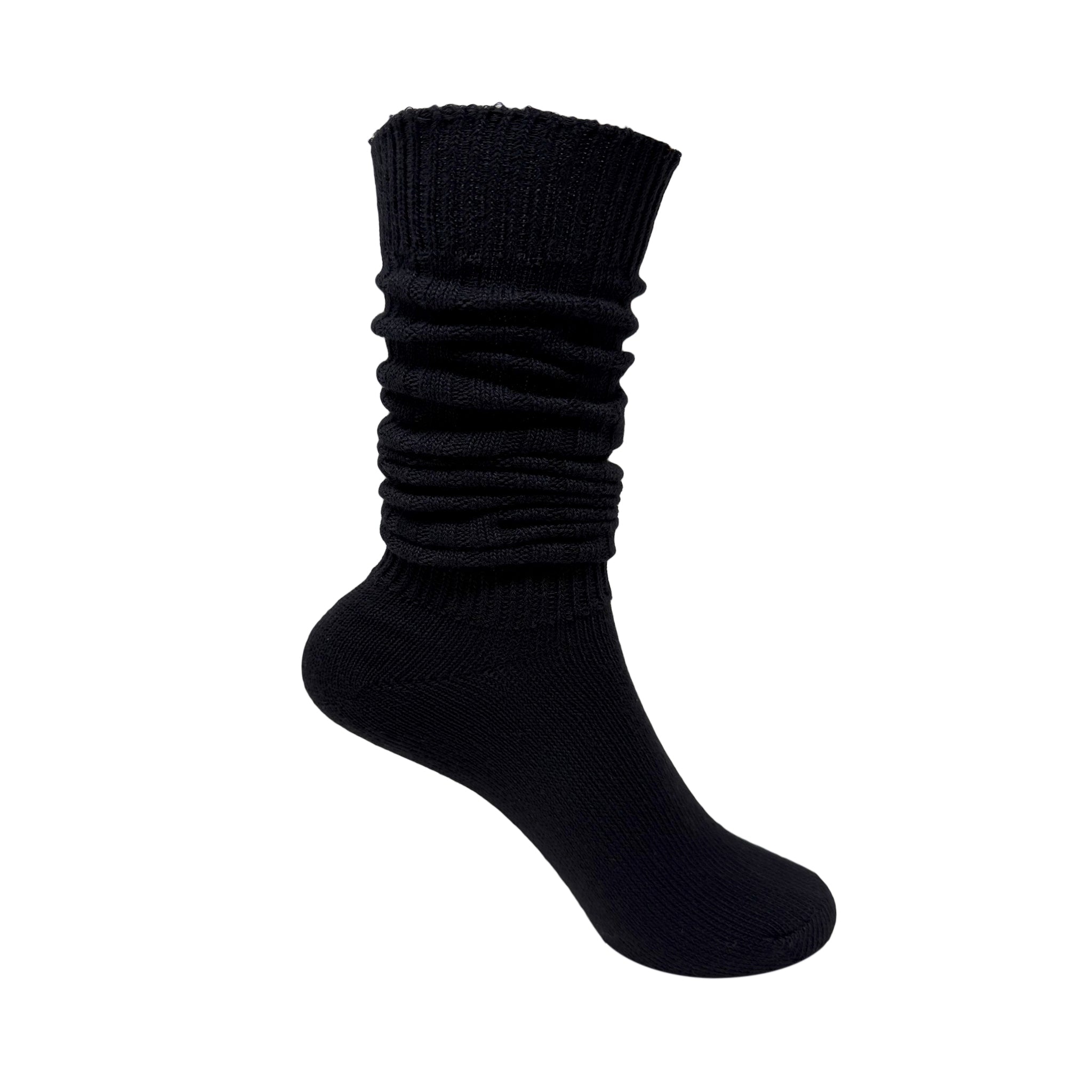 Women's Scrunch / Slouch Socks – Black