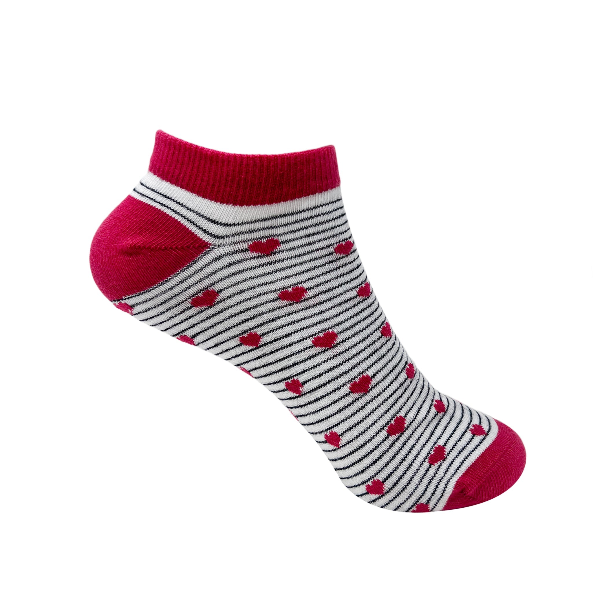 Hearts Ankle Socks for Women