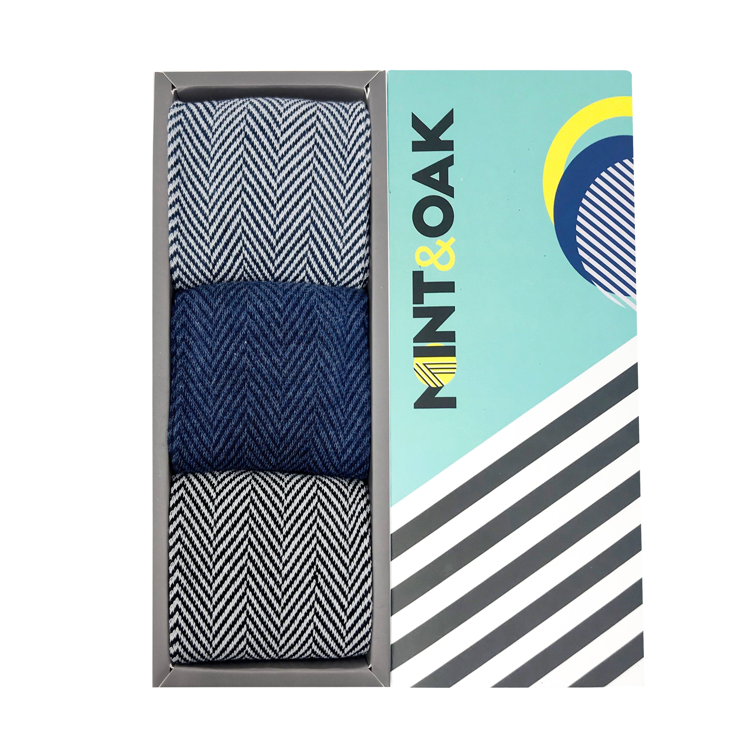 Herring Essentials Set-of-3 Crew Socks for Men