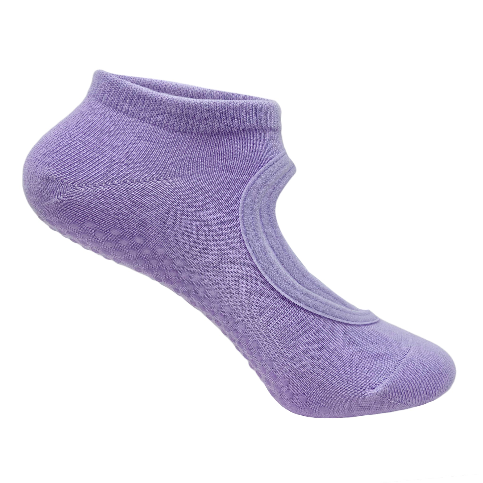 Yoga and Pilates Non-Slip Socks for Women - Light Purple