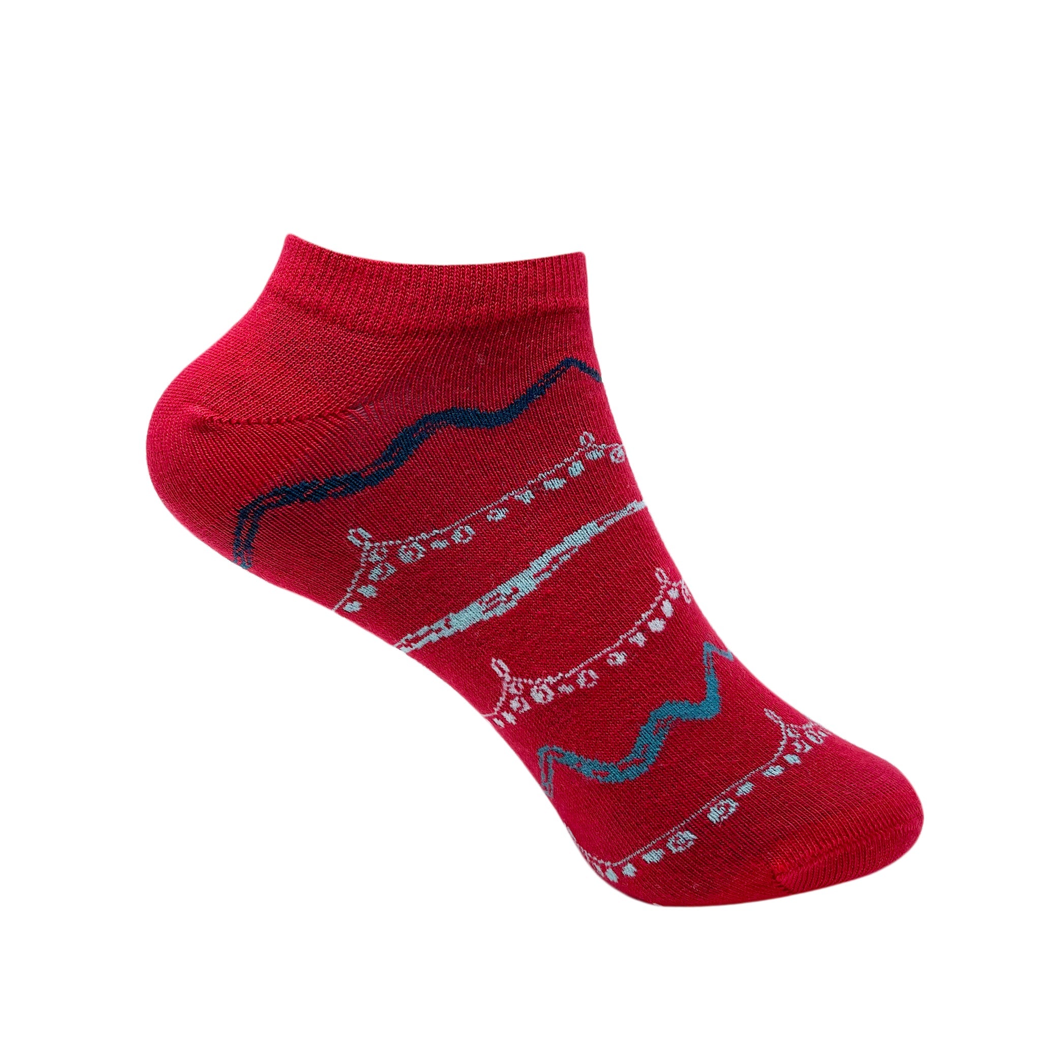 Merry & Bright Ankle Socks for Women