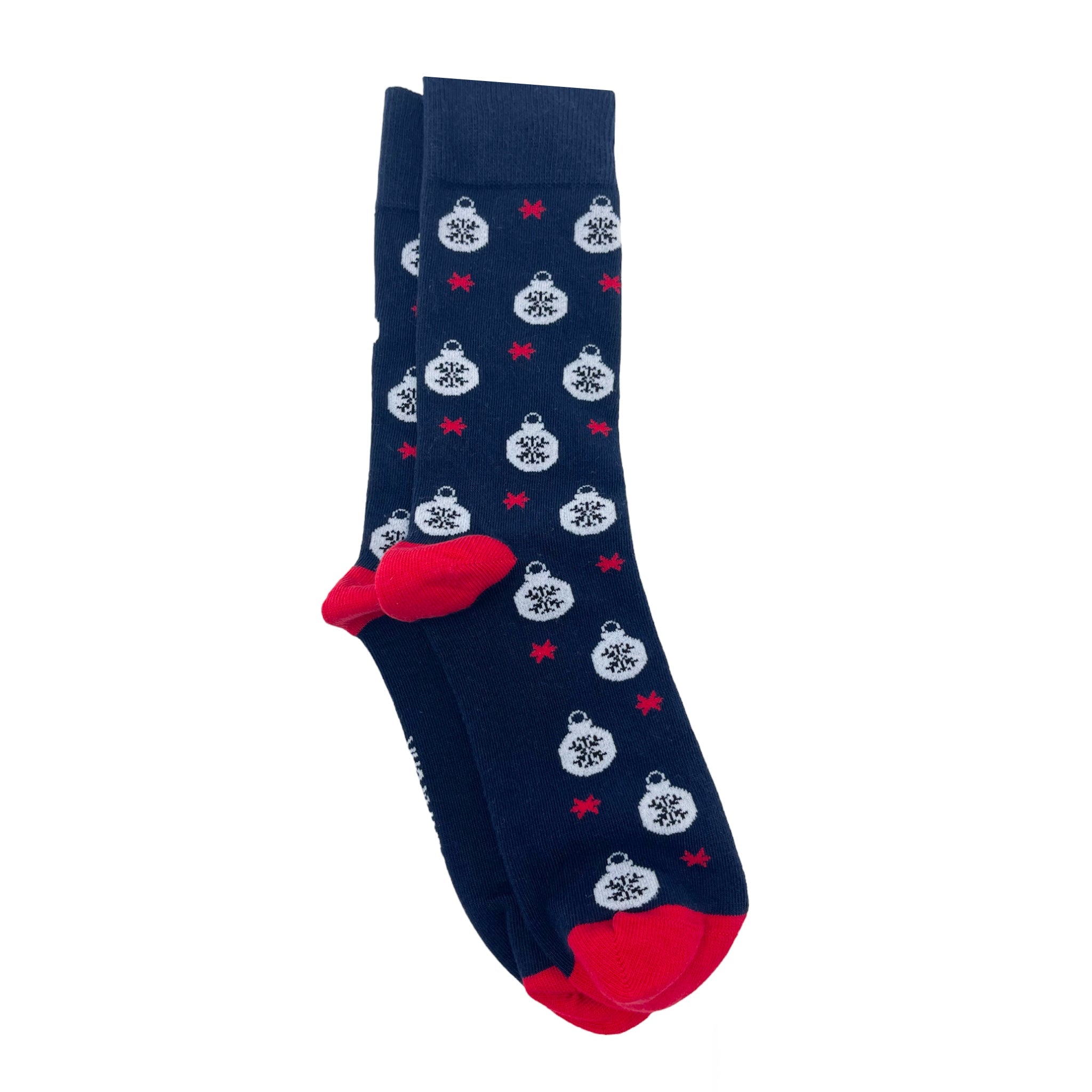 Snowflake Bauble Men's Crew Socks