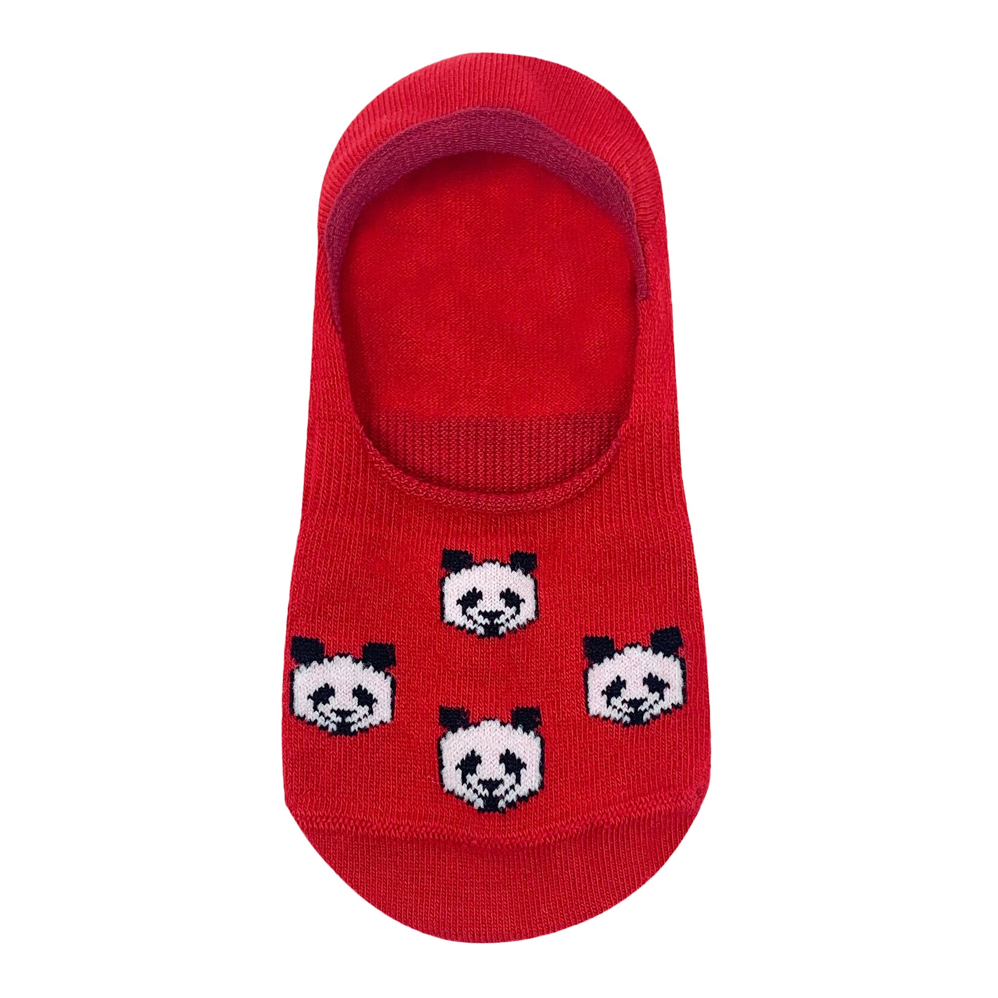 No-Show Loafer Socks for Men (Panda Lover)