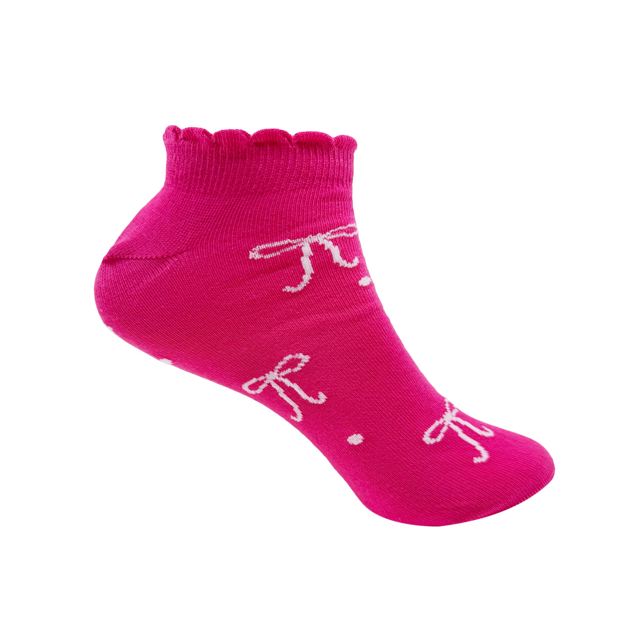 Bows & Frills Ankle Socks For Women