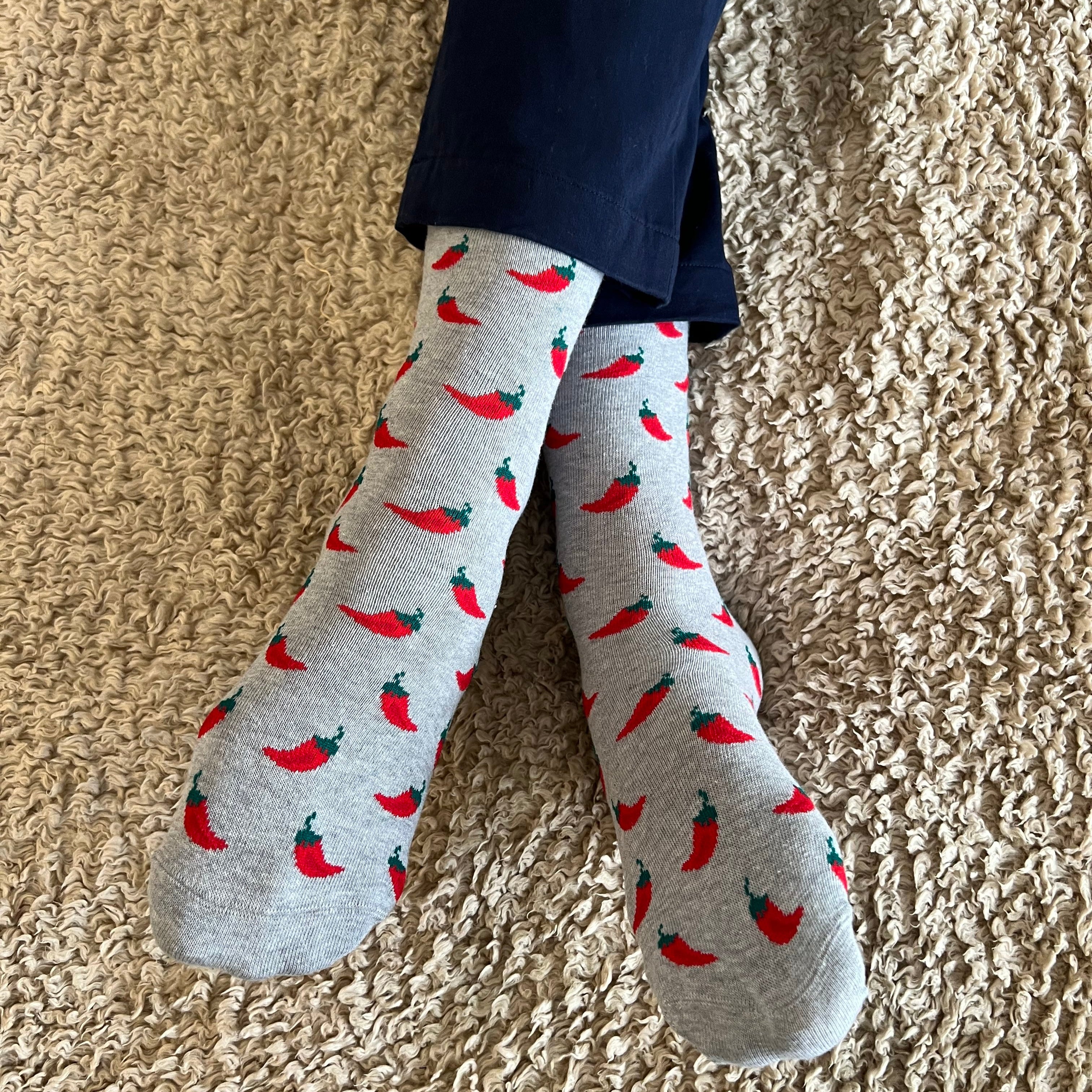 Red Hot Chillies Men's Crew Socks