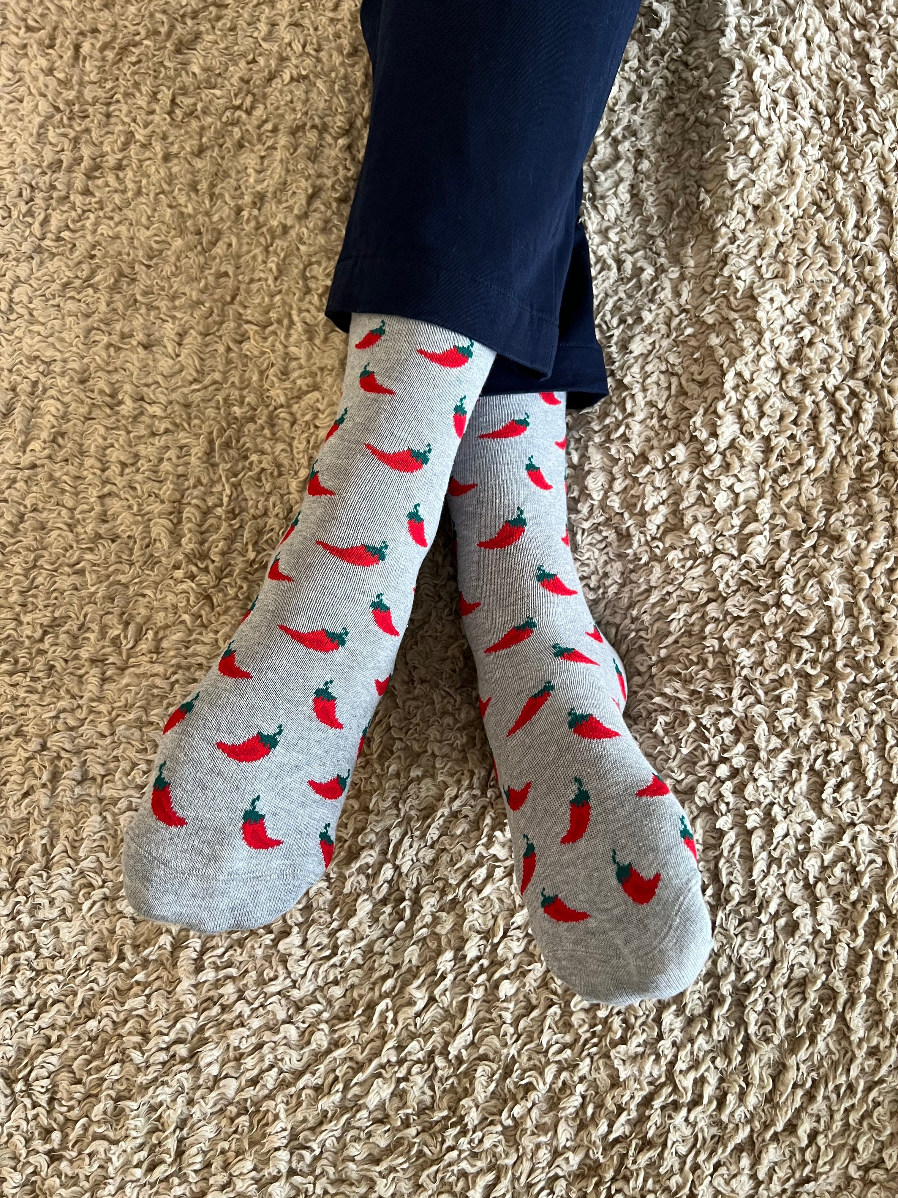 Red Hot Chillies Men's Crew Socks