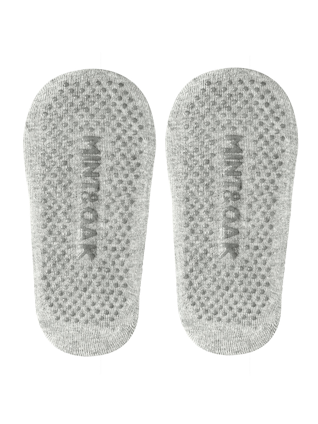 Yoga and Pilates Non-Slip Socks for Women - Light grey