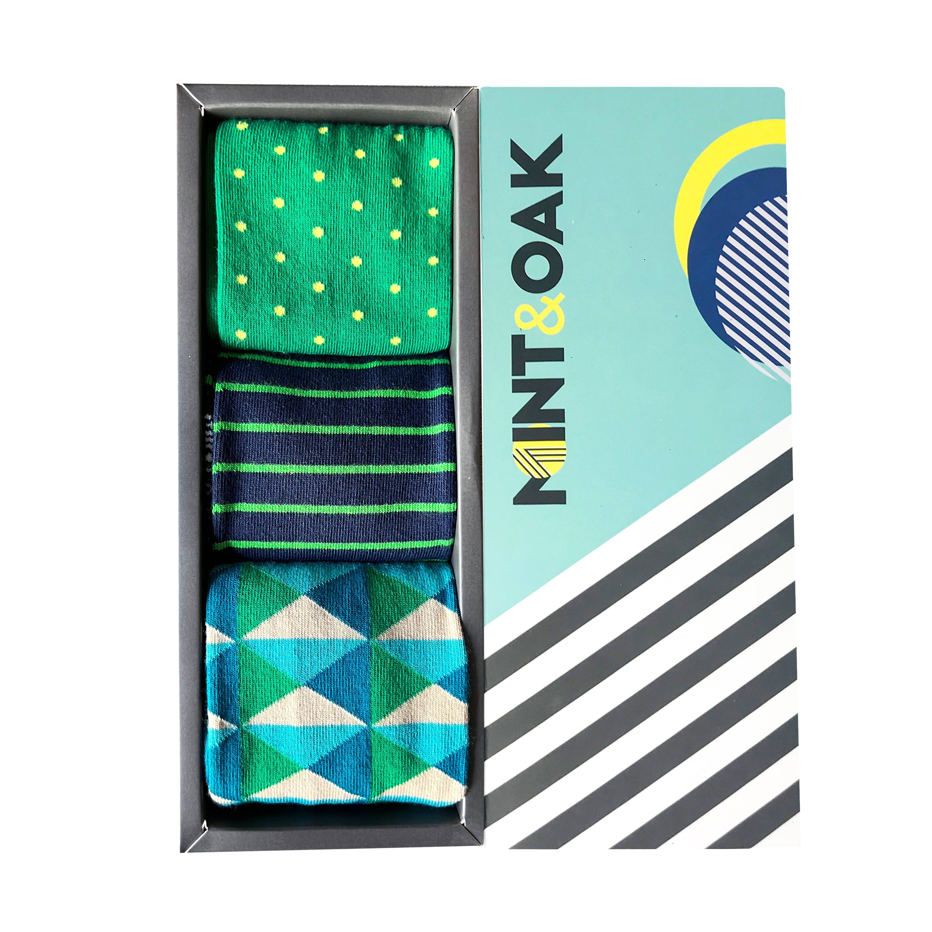 Sock Trip Set-of-3 Crew Socks for Men