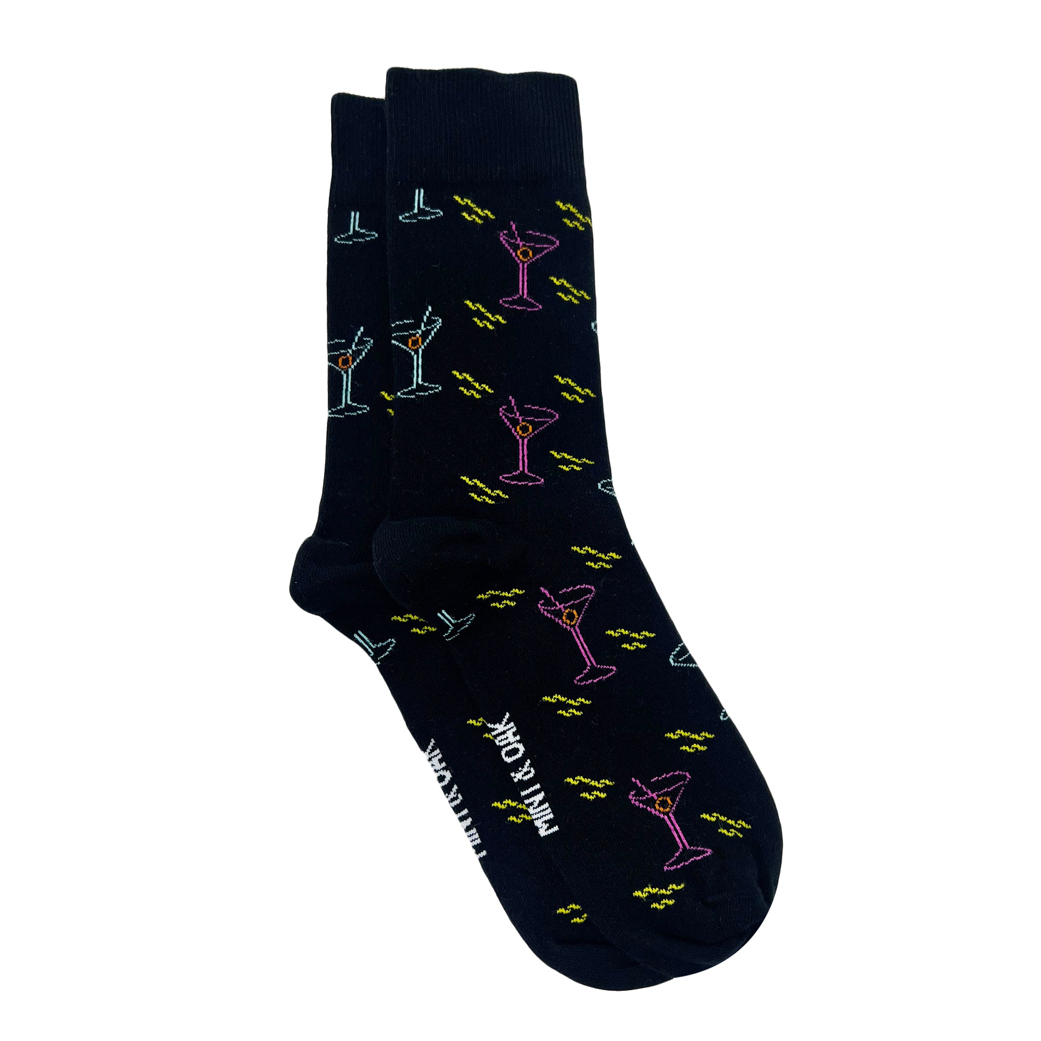 Martini Glass Men's Crew Socks