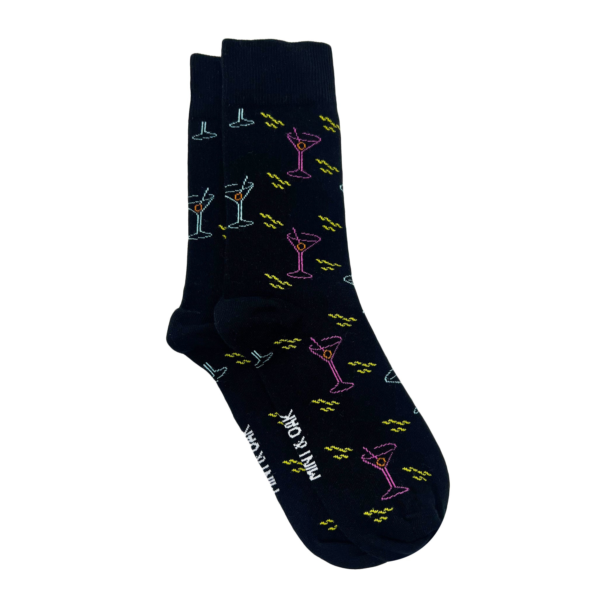 Martini Glass Men's Crew Socks