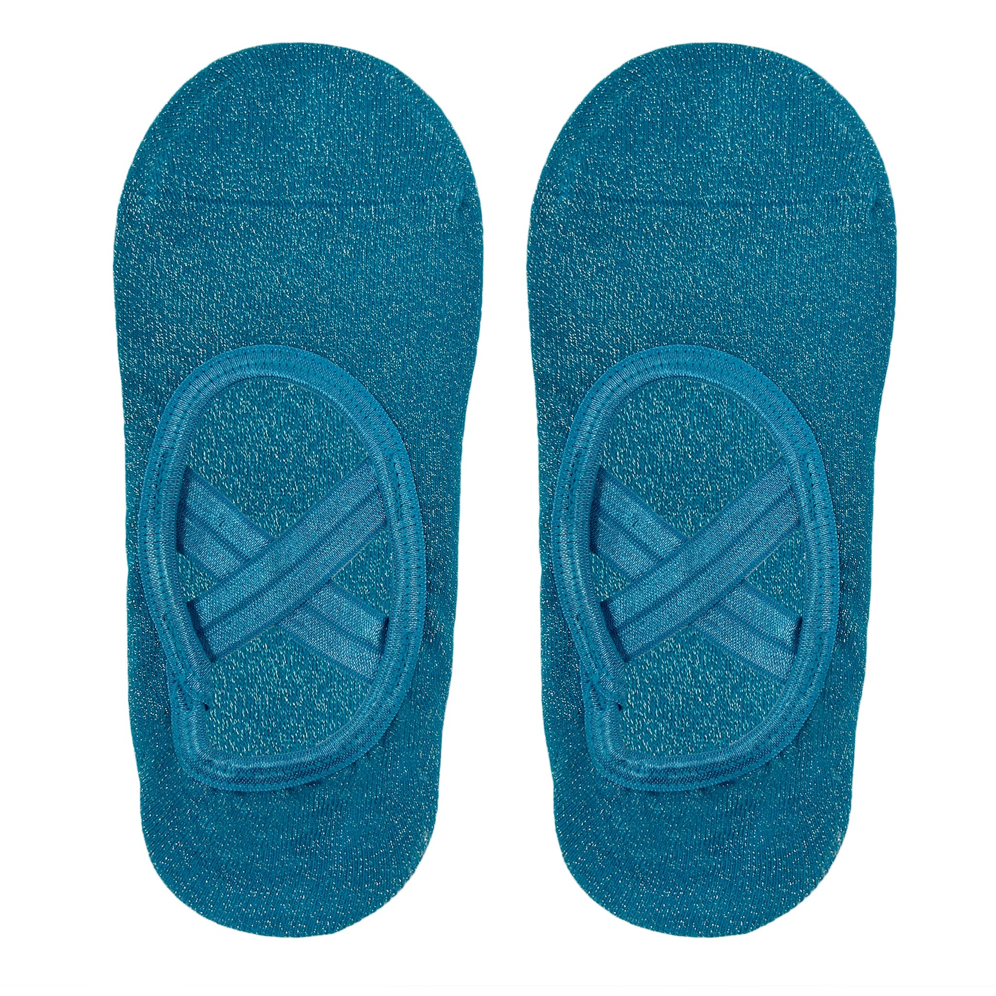 Yoga and Pilates Non-Slip Socks for Women - Shimmer Blue