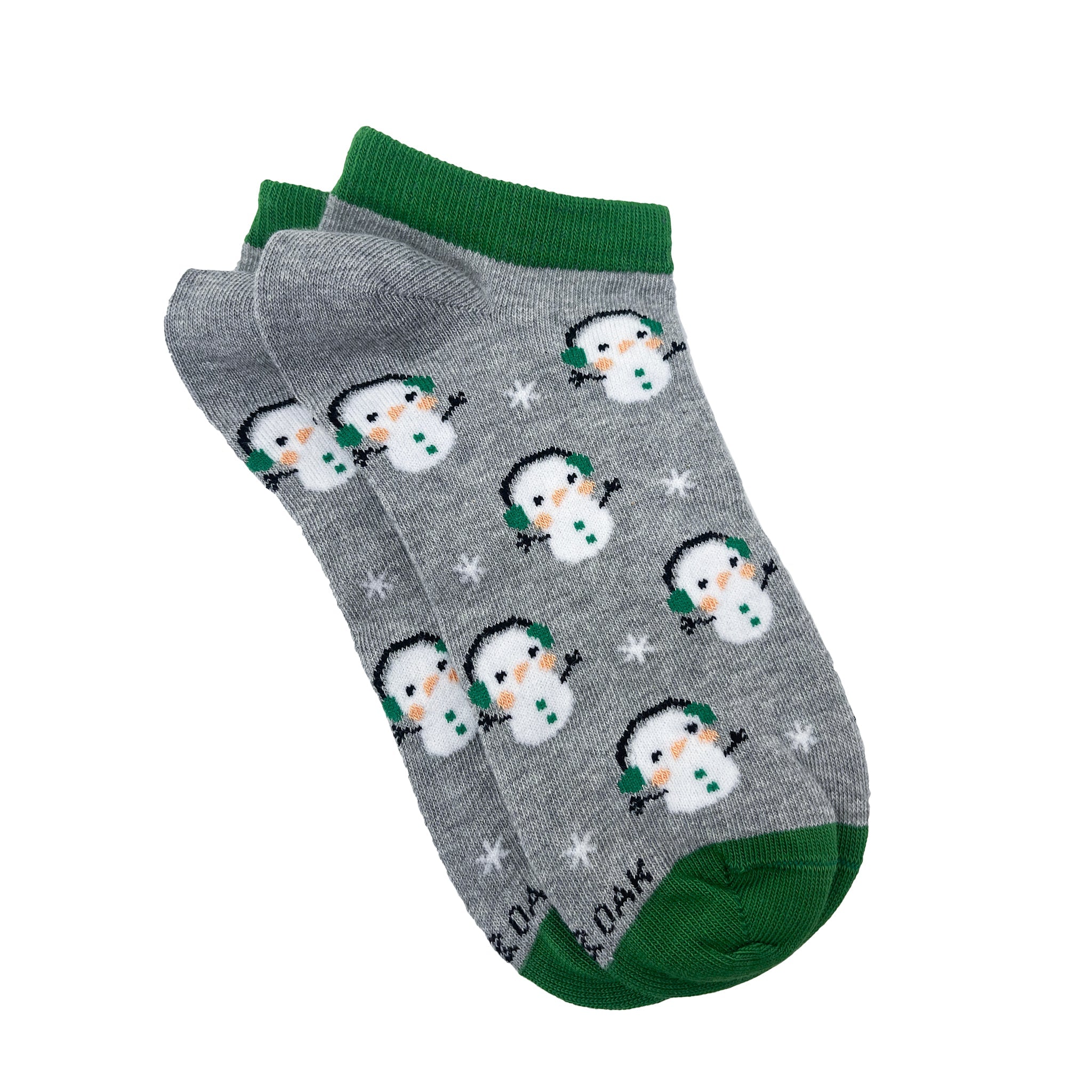 Groovy Snowman Ankle Socks for Women