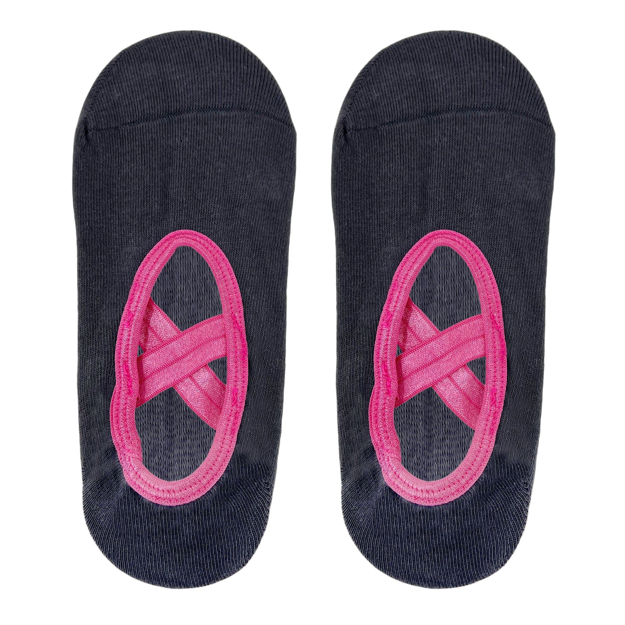 Yoga and Pilates Non-Slip Socks for Women - Charcoal Grey
