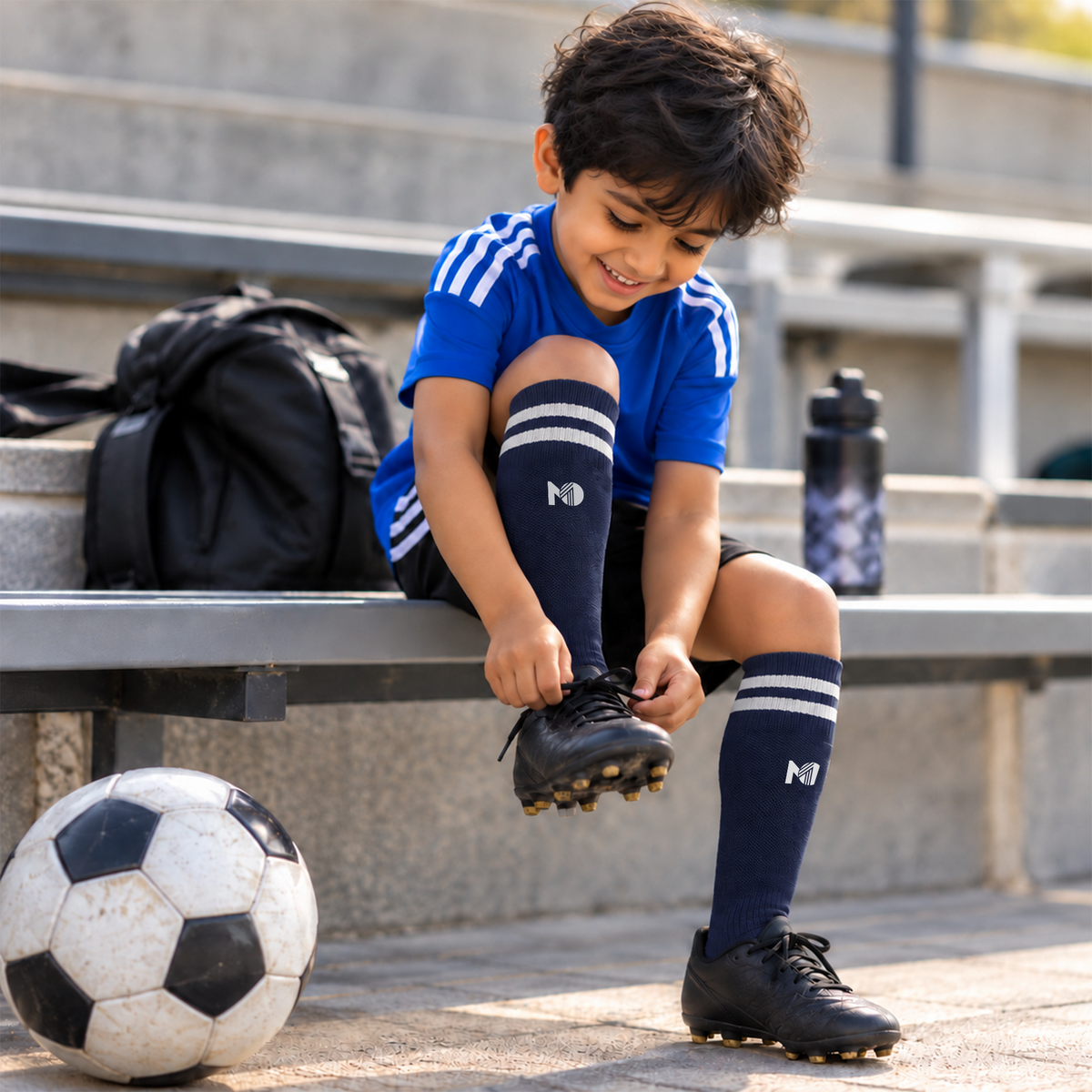 Kids Football Pack of 2 - (Navy Blue)