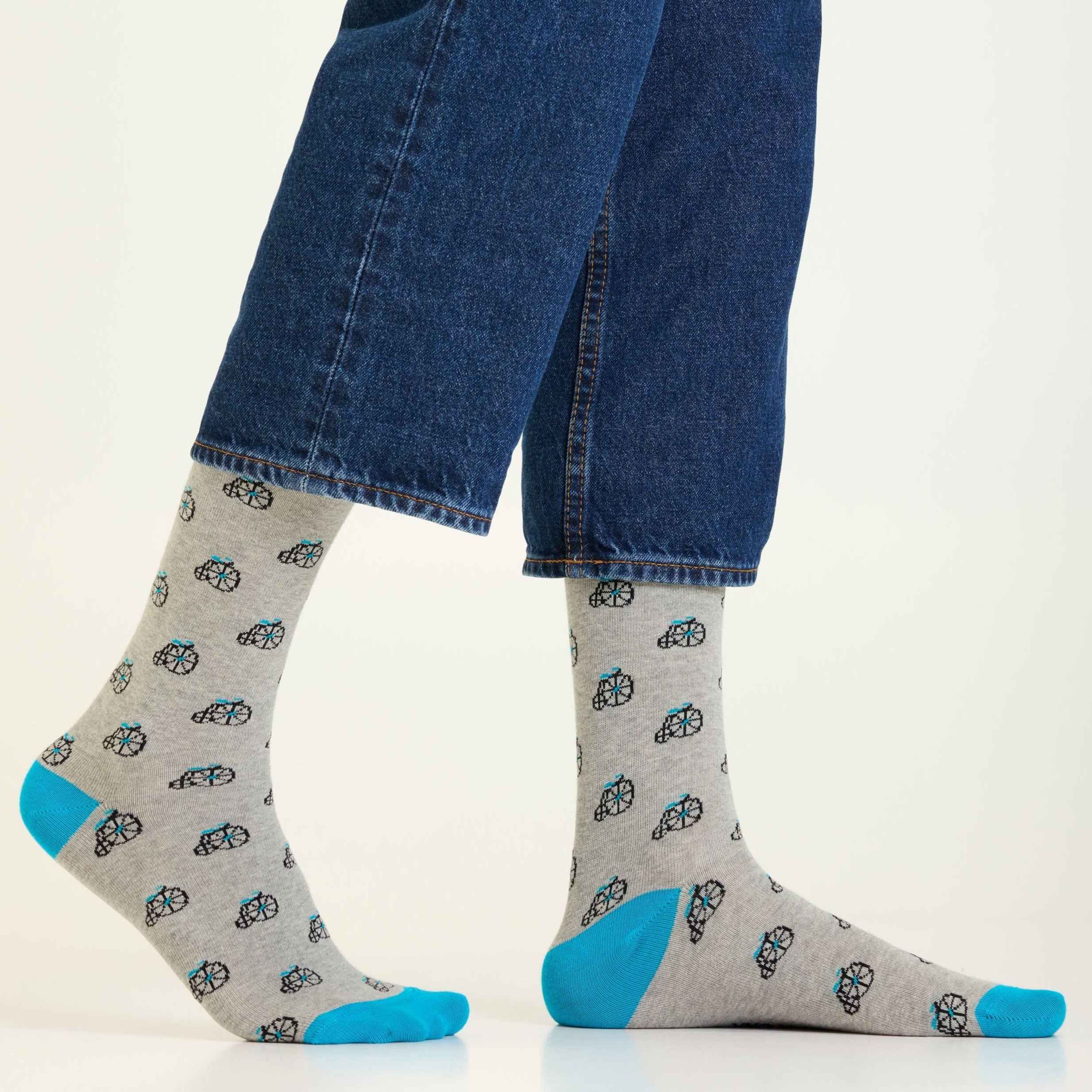 Vintage Bicycle Men's Crew Socks