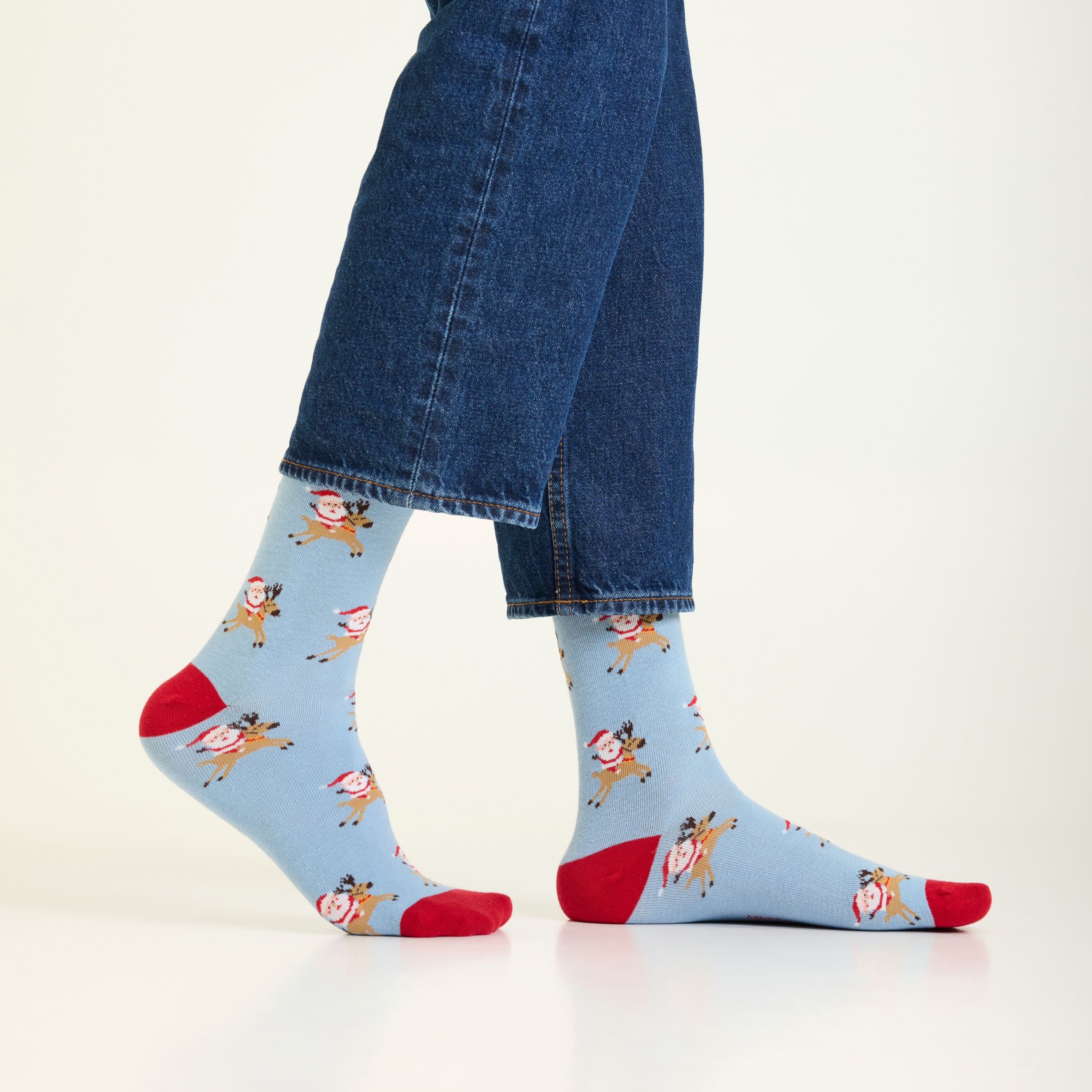 Holiday Hug Set-of-6 Crew Socks for Men