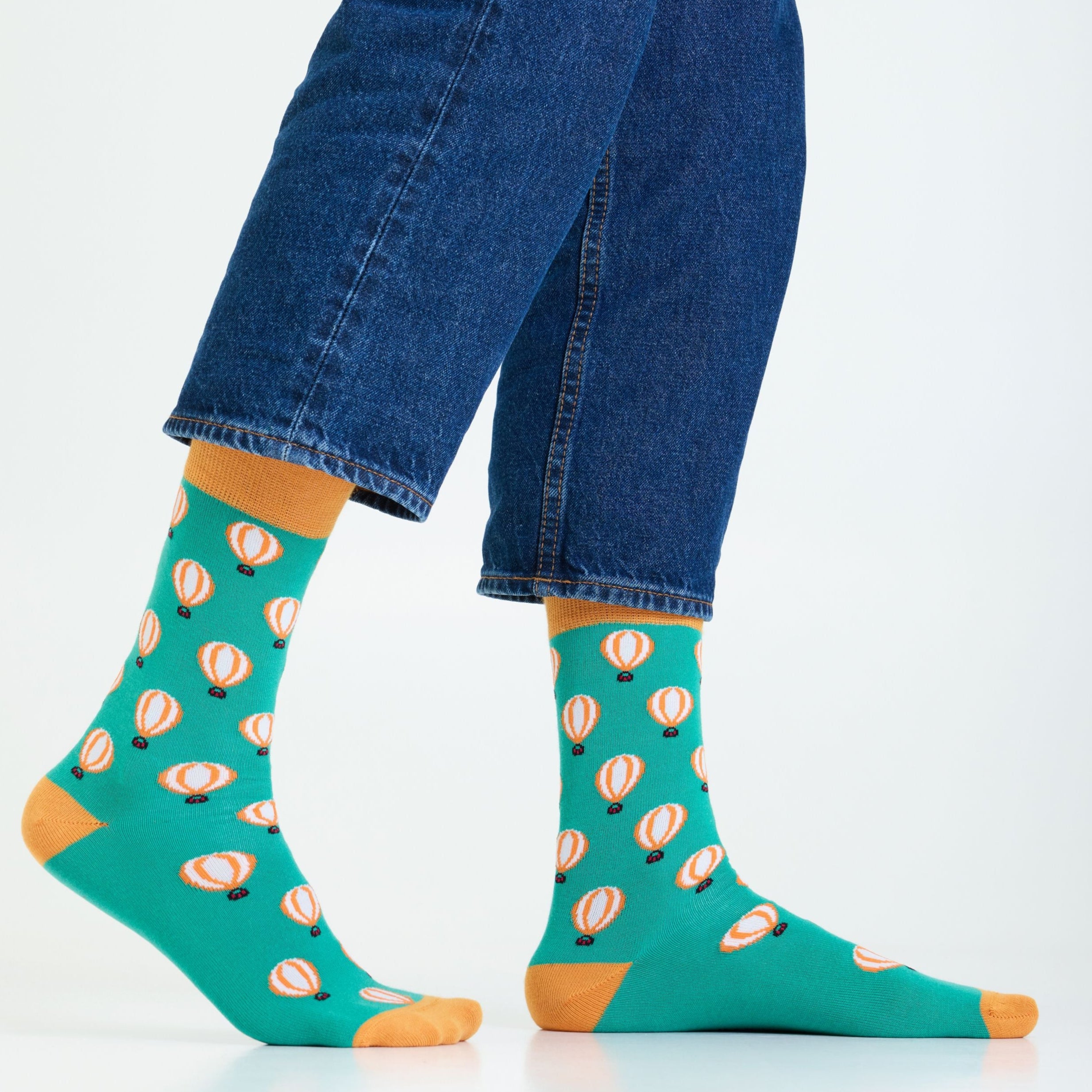 Hot Air Balloon Men's Crew Socks