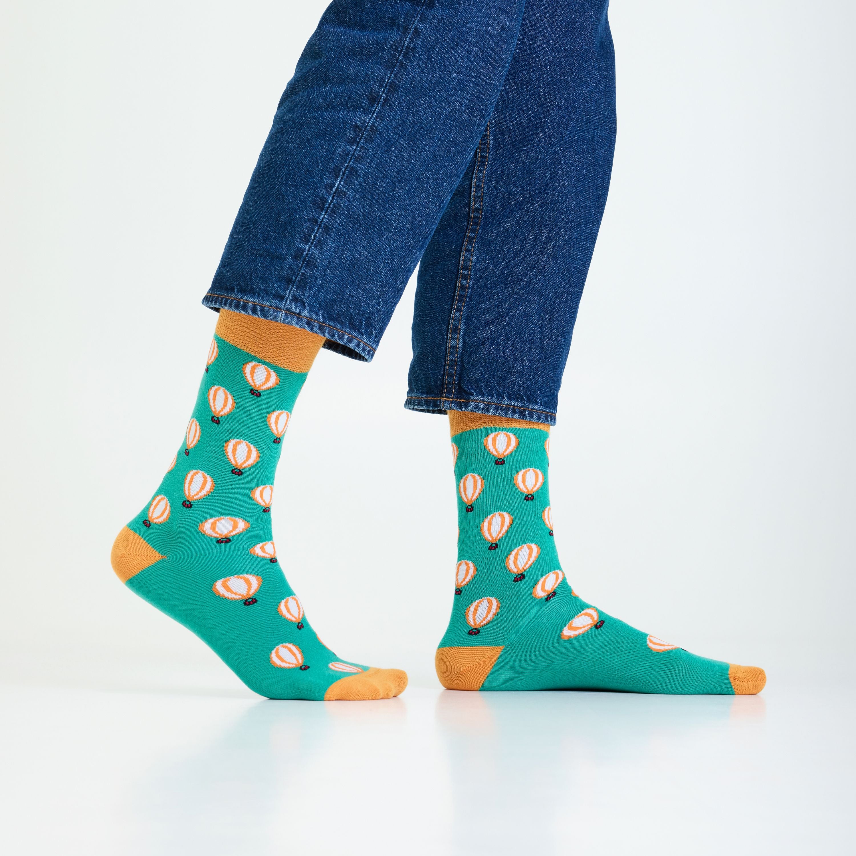Born to Explore Set-of-3 Crew Socks for Men