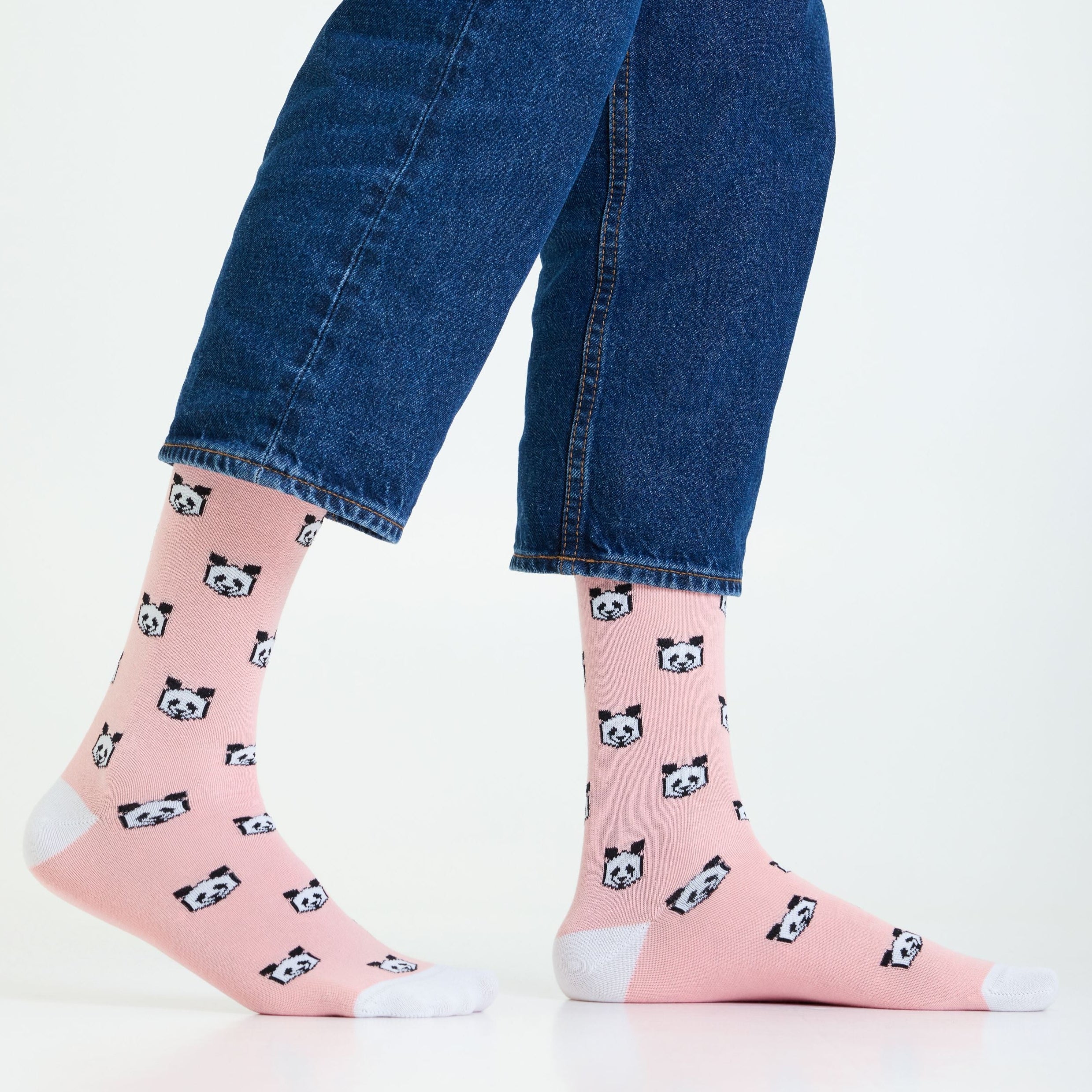 Panda Express - Pink Men's Crew Socks