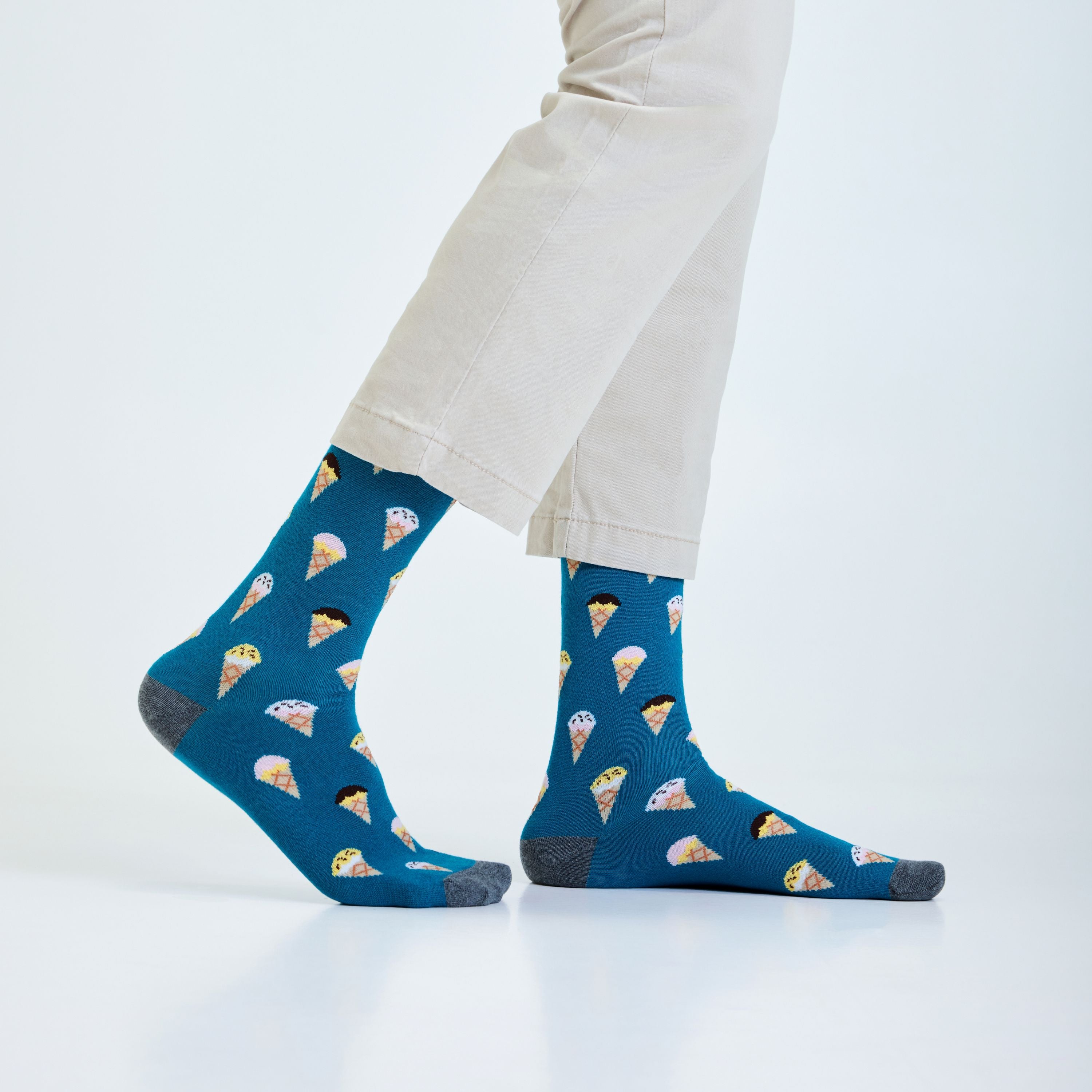 Food For Thought Set-of-3 Crew Socks for Men