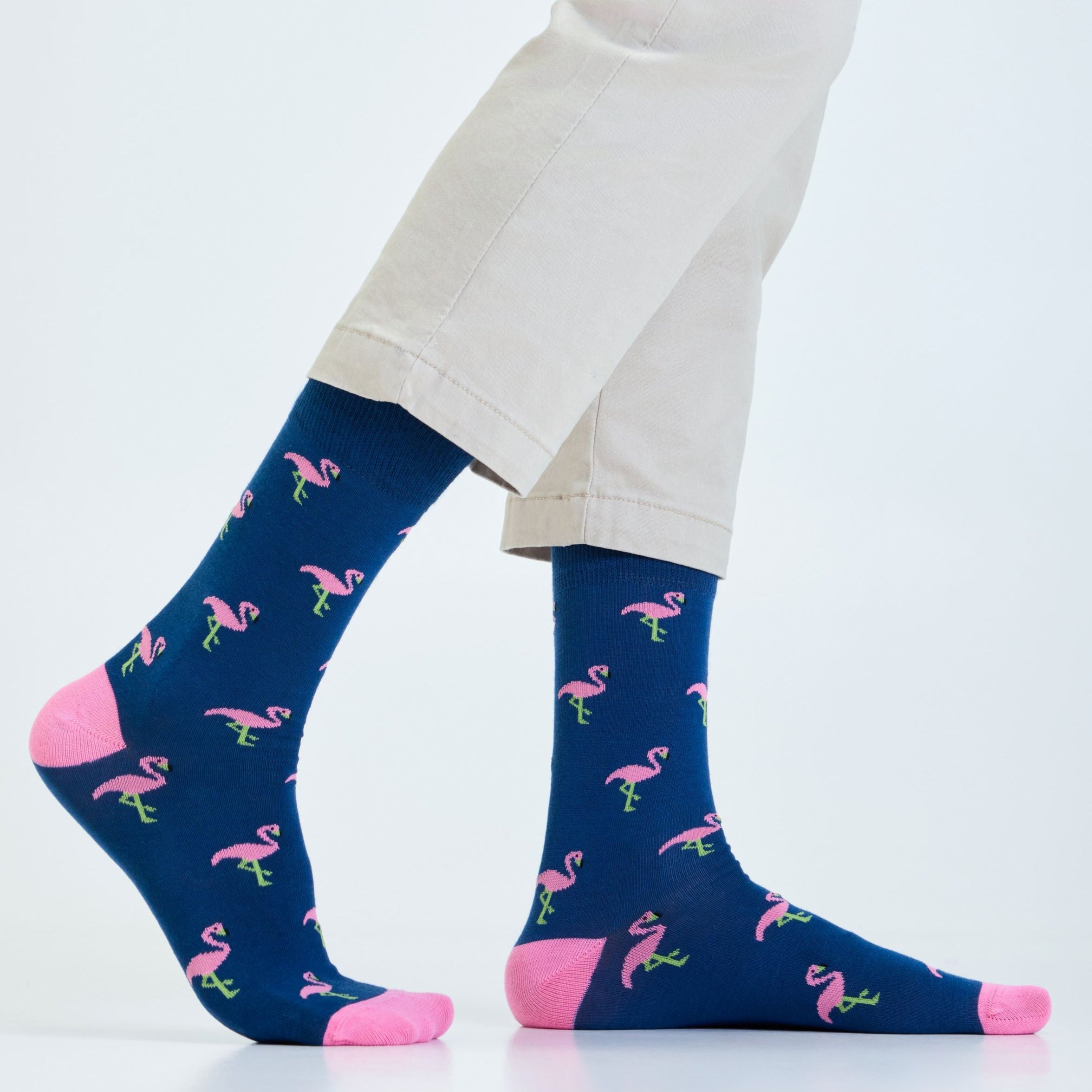 Flamingo Men's Crew Socks