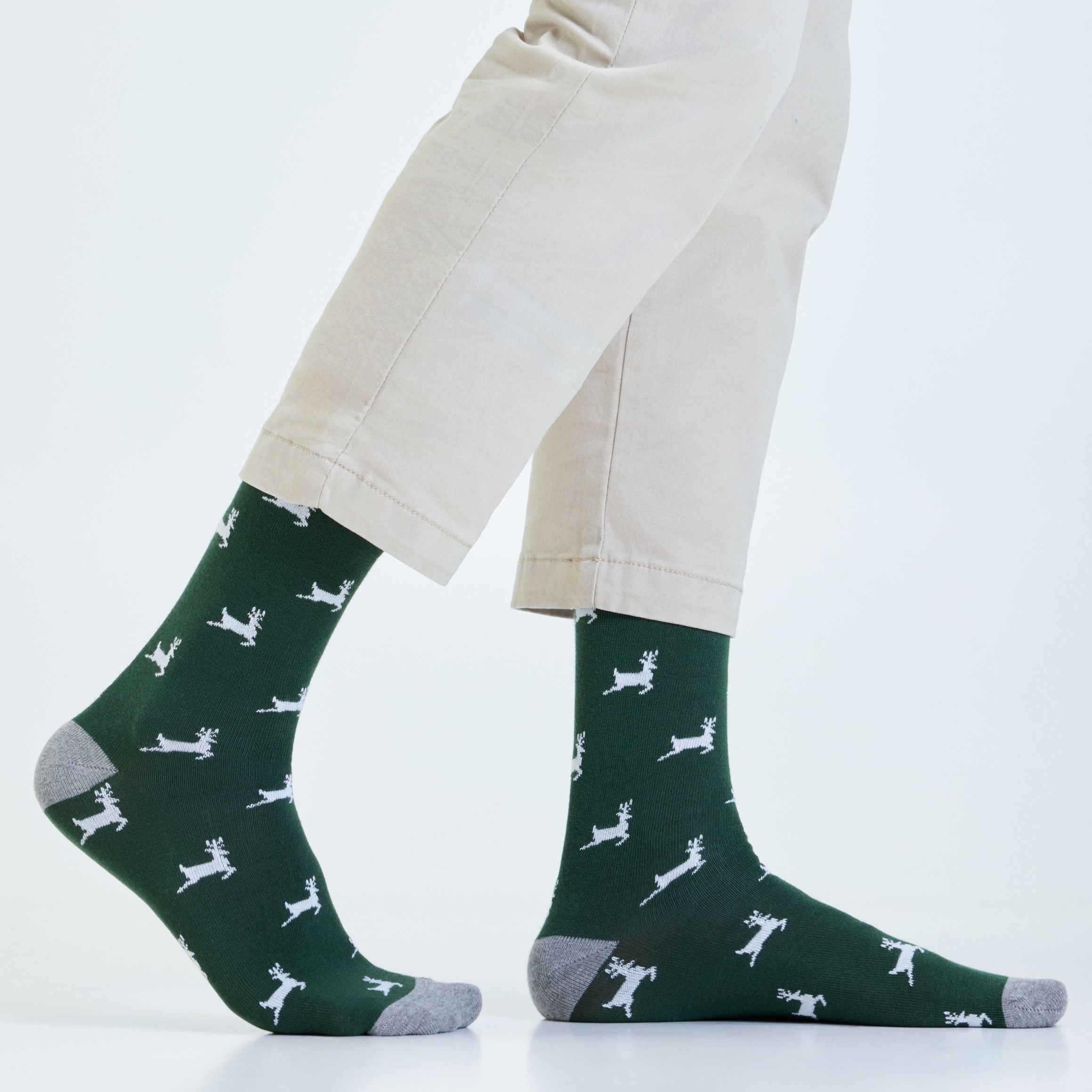 Green Dasher Men's Crew Socks