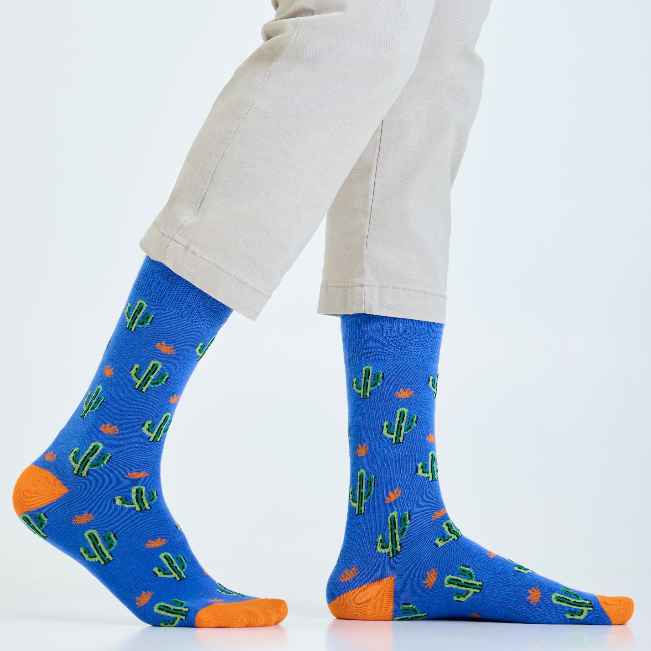 Cactus Vibes Men's Crew Socks