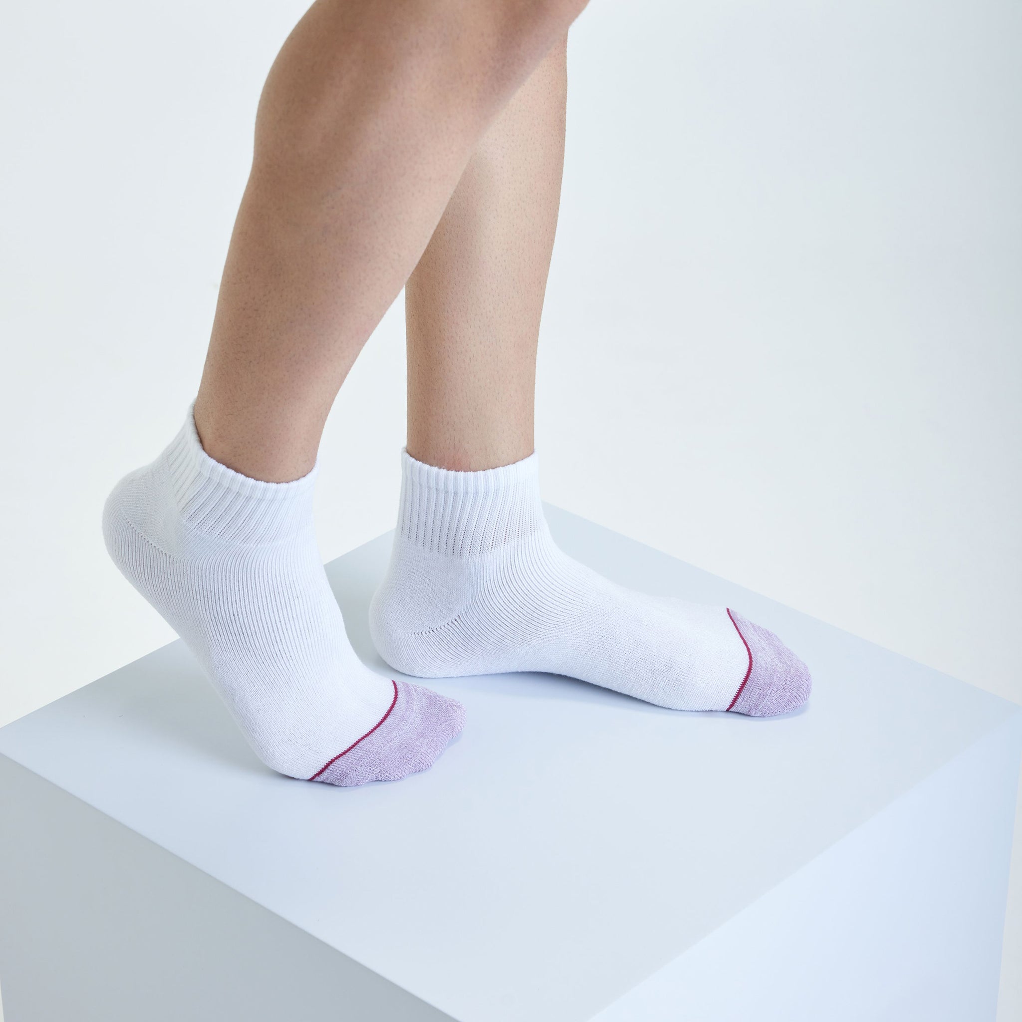 Sports terry Ankle Socks For Men - Set Of 3 ( White, Blue Melange, Black & Grey Melange )