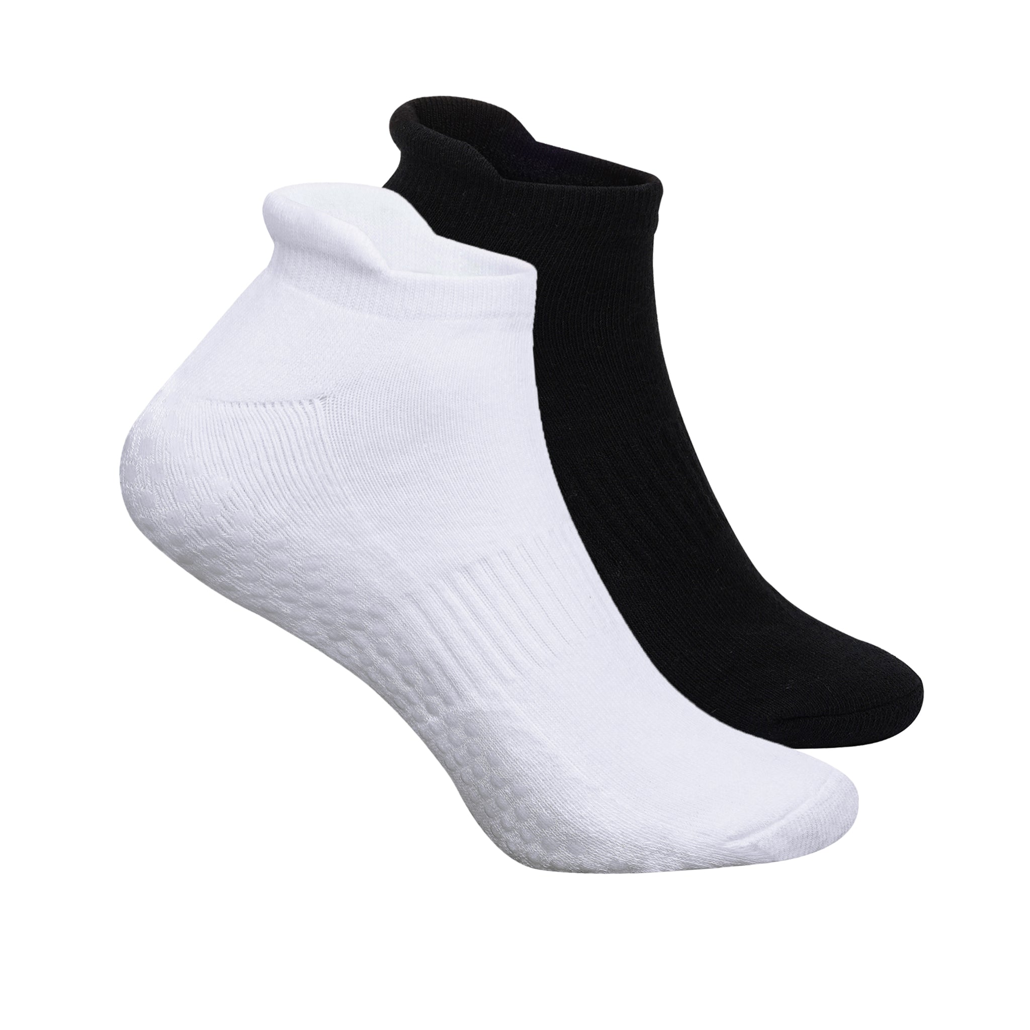 Men’s Ankle Length Performance Grip Socks - Set of 2