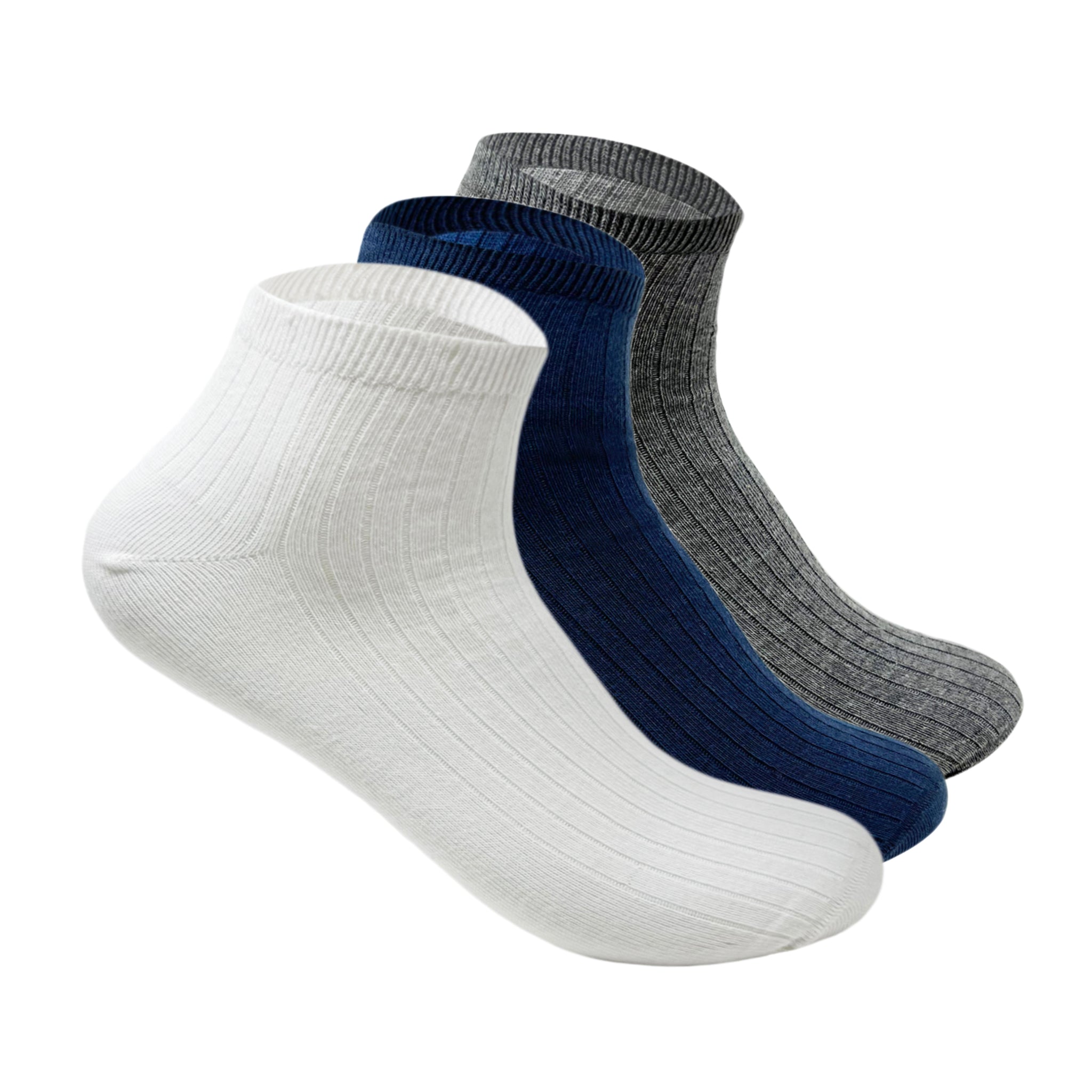 Ankle Set 3 Socks For Men - Basics pack