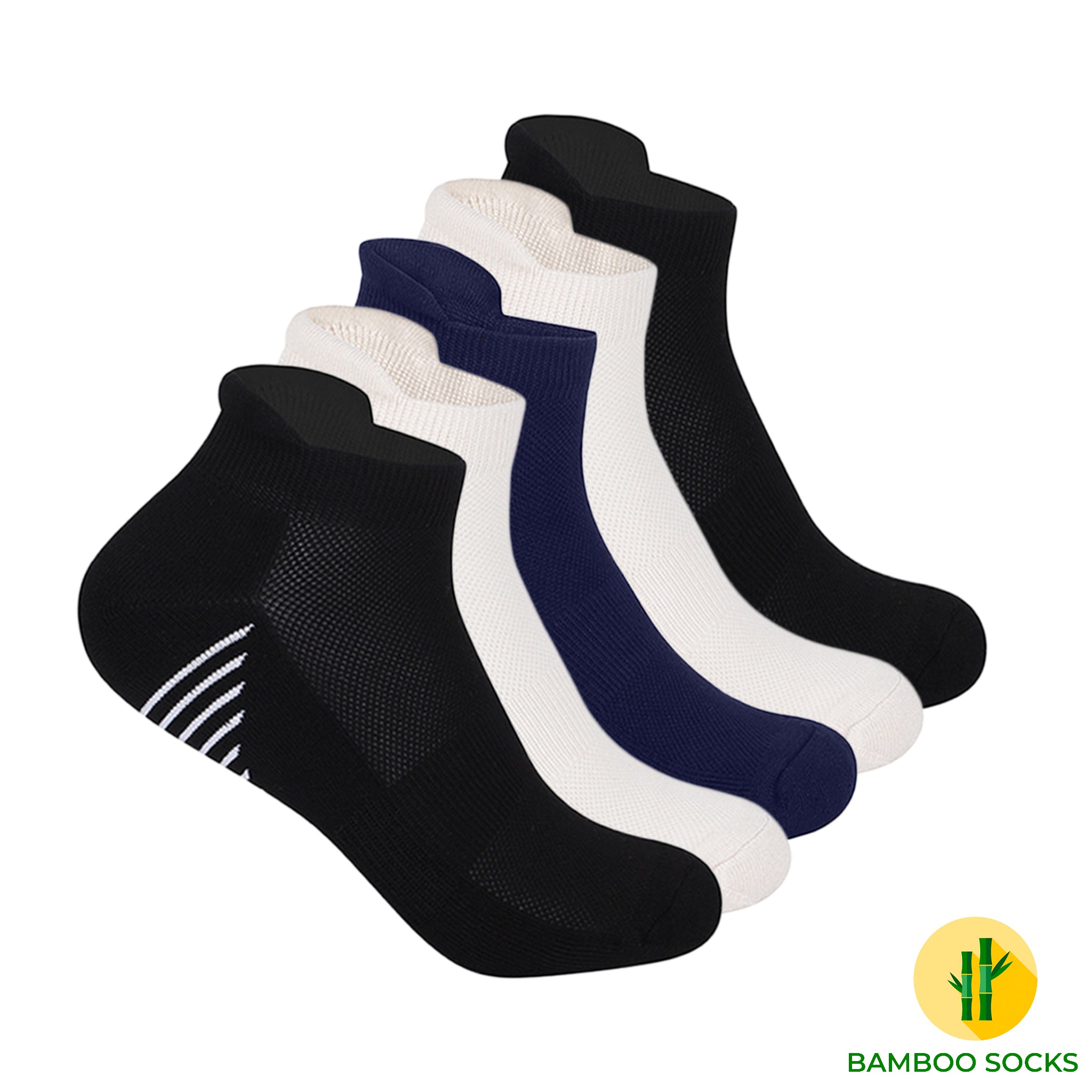 Performance Max Set Of 5 Bamboo Socks For Men