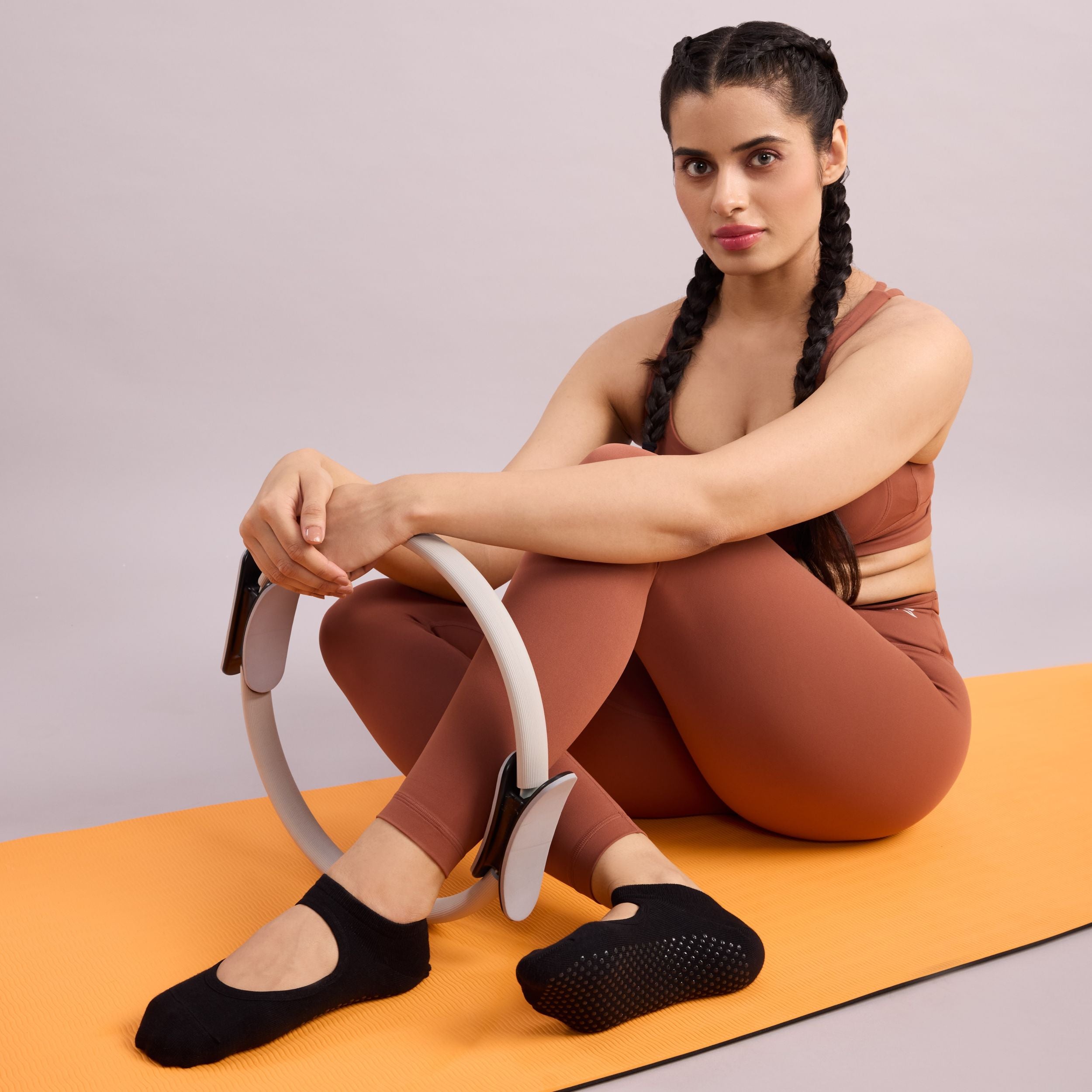 Yoga and Pilates Non-Slip Socks for Women - Black