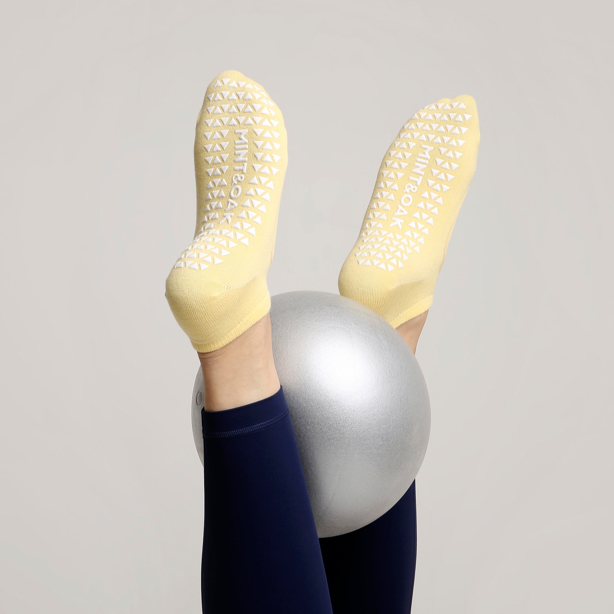 Yoga and Pilates Non-Slip Socks for Women - Yellow