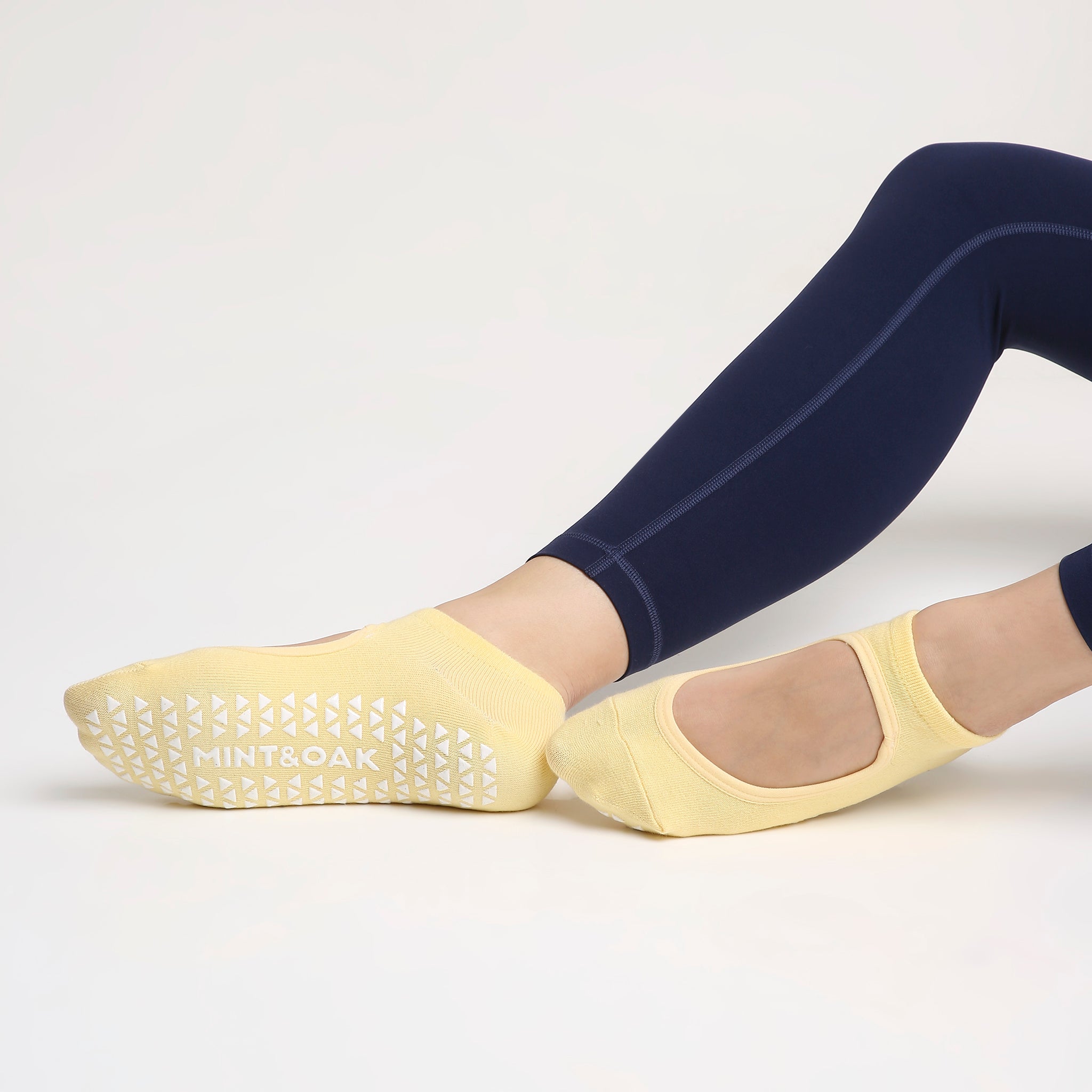 Yoga and Pilates Non-Slip Socks for Women - Yellow