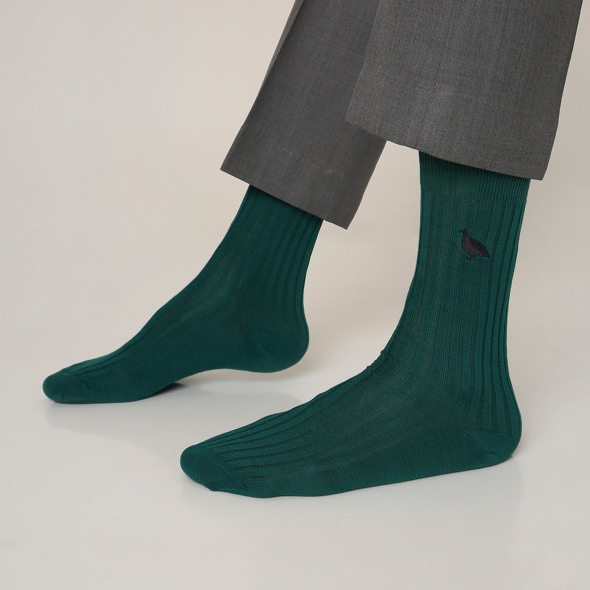Perch Collection Set-of-3 Crew Socks for Men