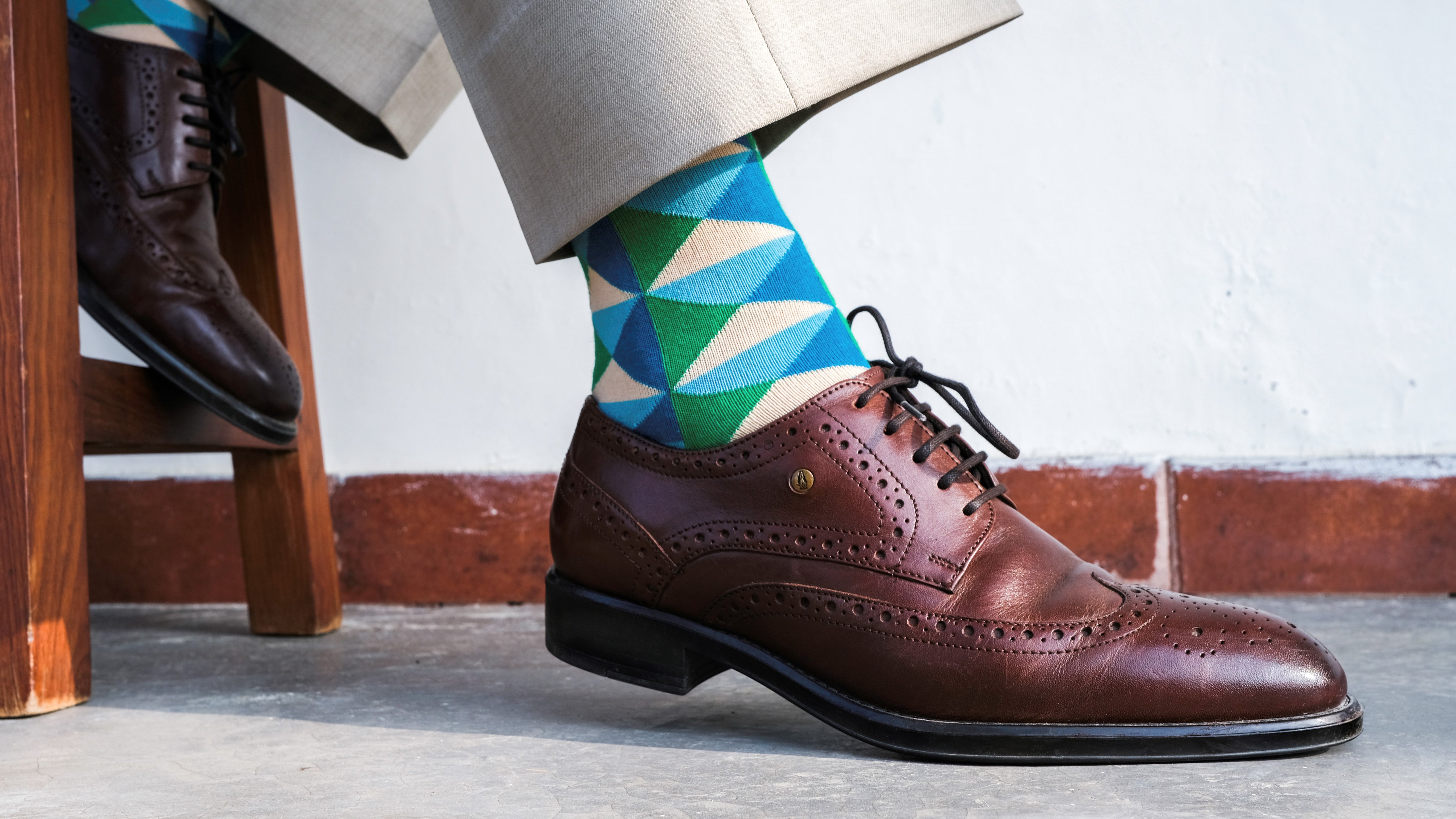 GET SET GO Set-of-3 Crew Socks for Men