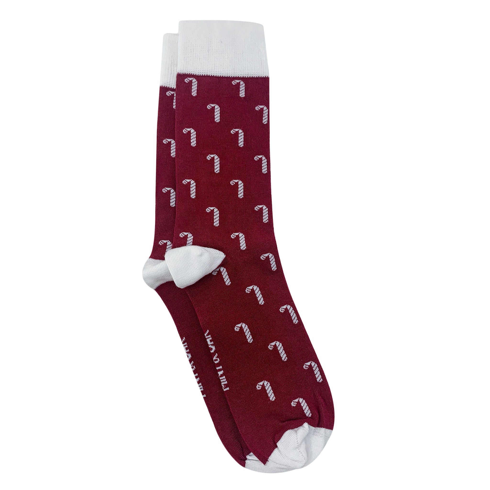 Sweet Treat Candycane Men's Crew Socks
