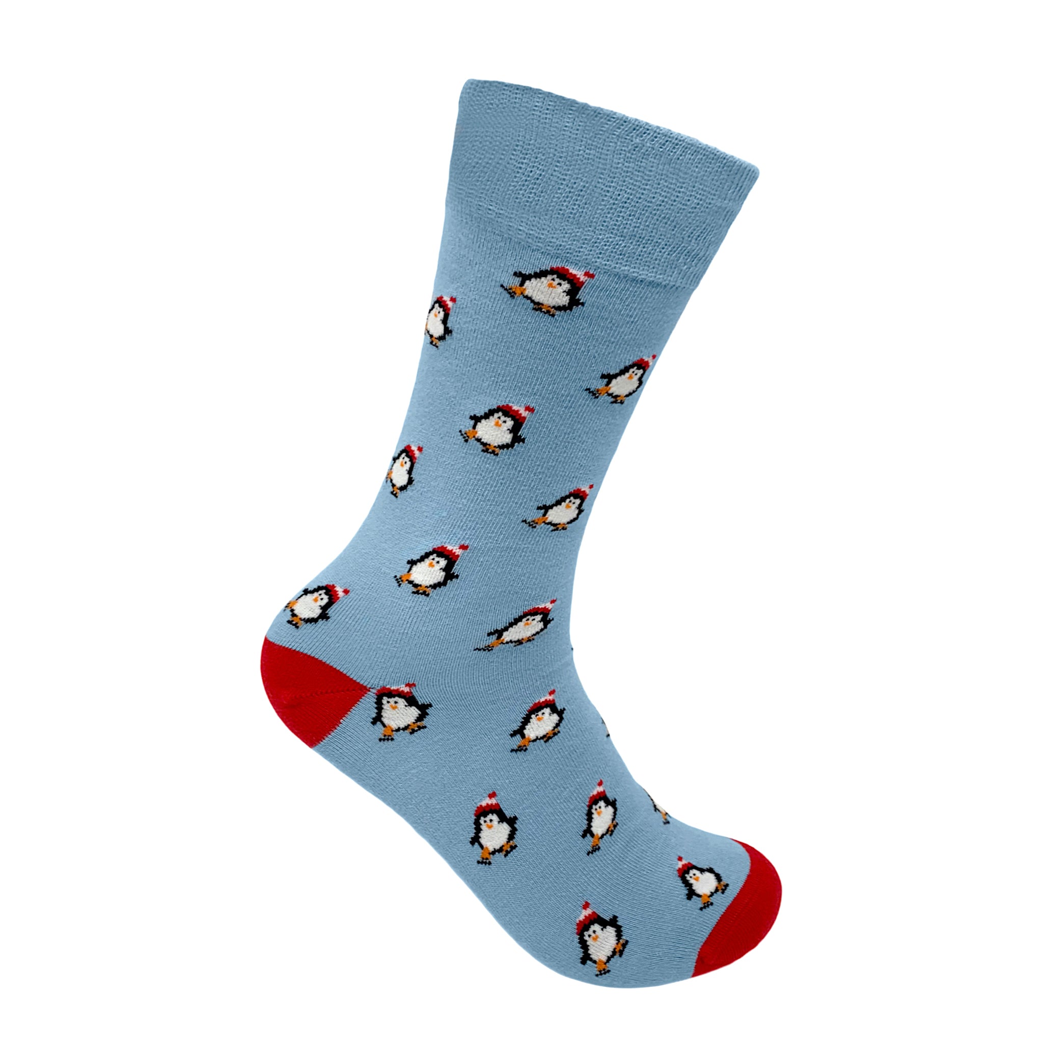 Penguin Snuggles Men & Women Matching Socks