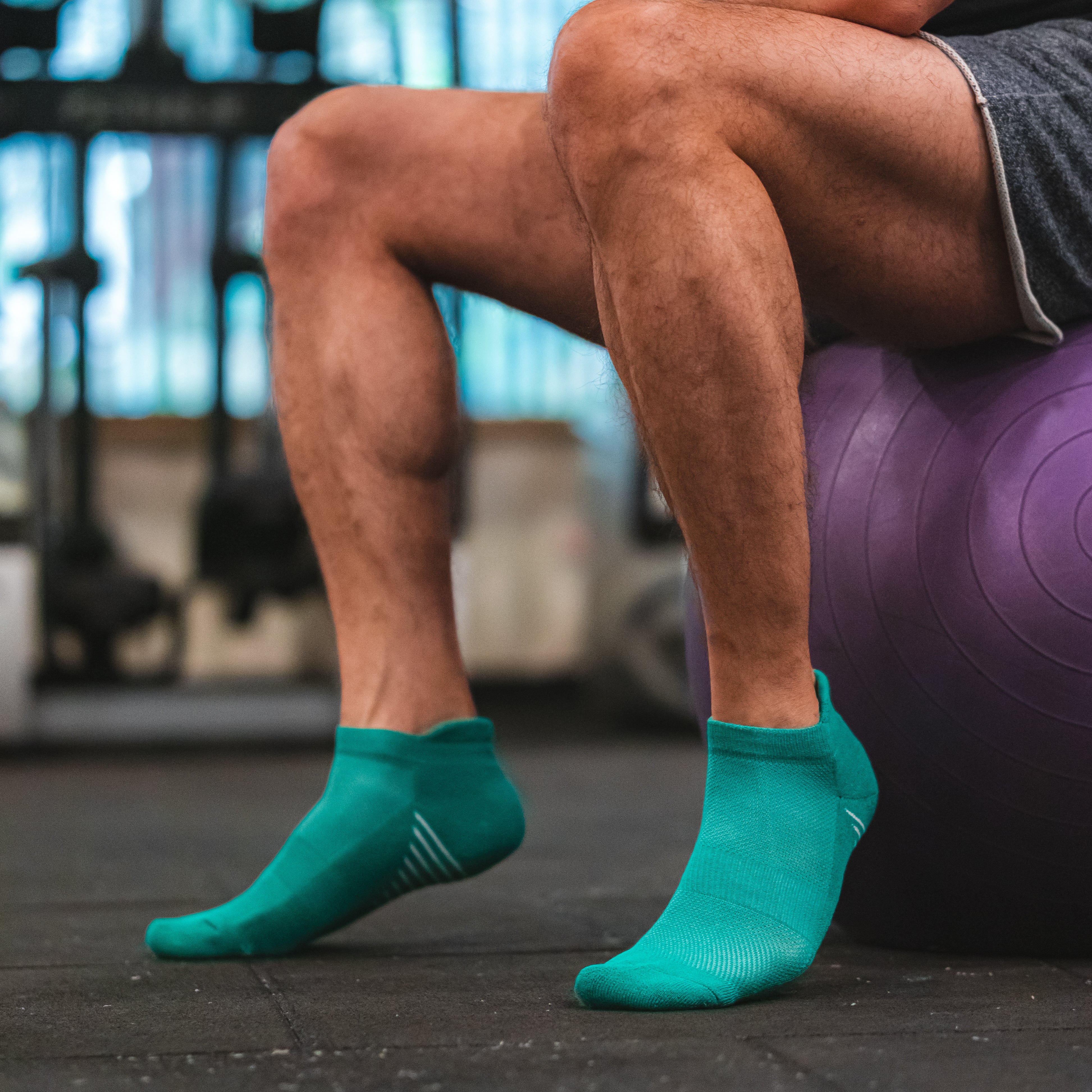 The Gym Edit Set Of 2 Bamboo Socks For Men